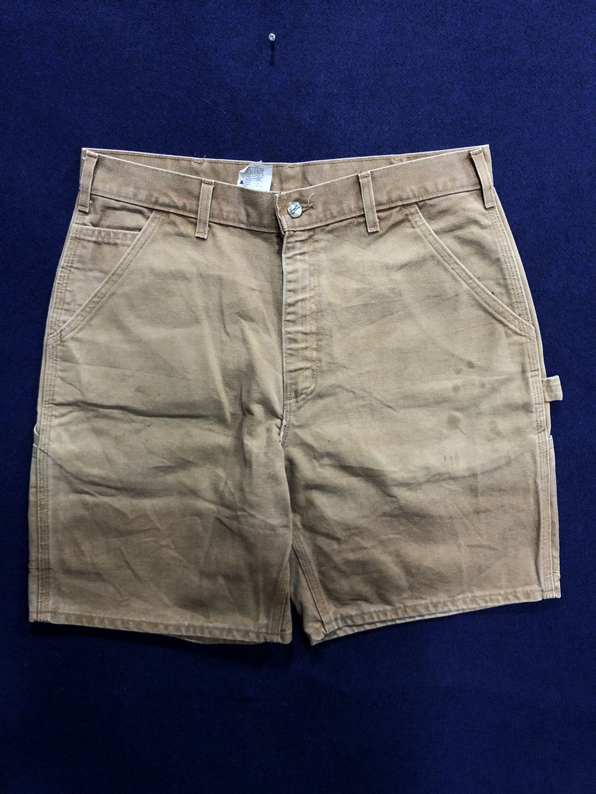 Carhartt × Vintage CARHARTT SHORT. WORKWEAR RARE !! Size US 34 / EU 50 - 2 Thumbnail