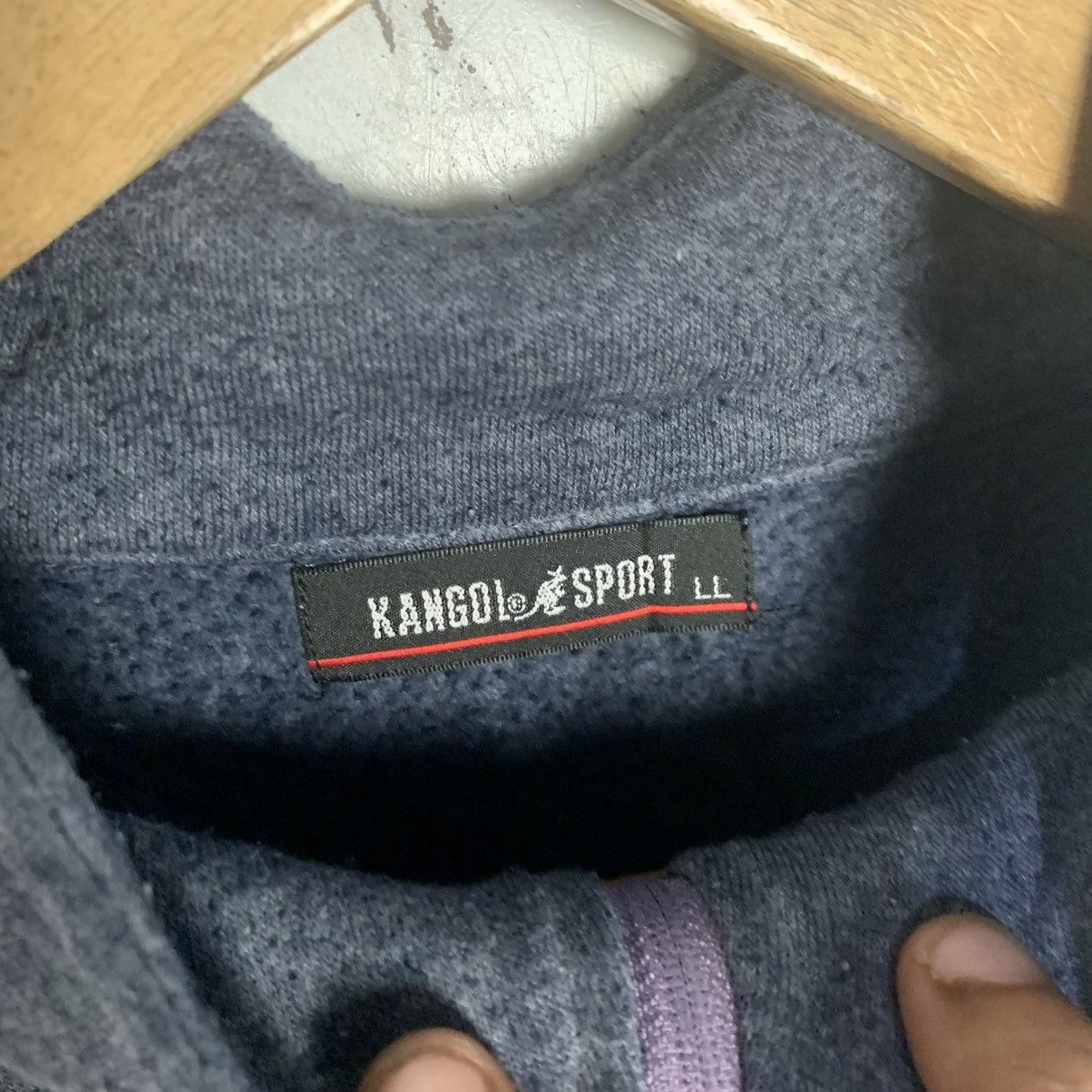 Kangol Kangol sport half zip sweatshirt grey color Size US L / EU 52-54 / 3 - 5 Thumbnail