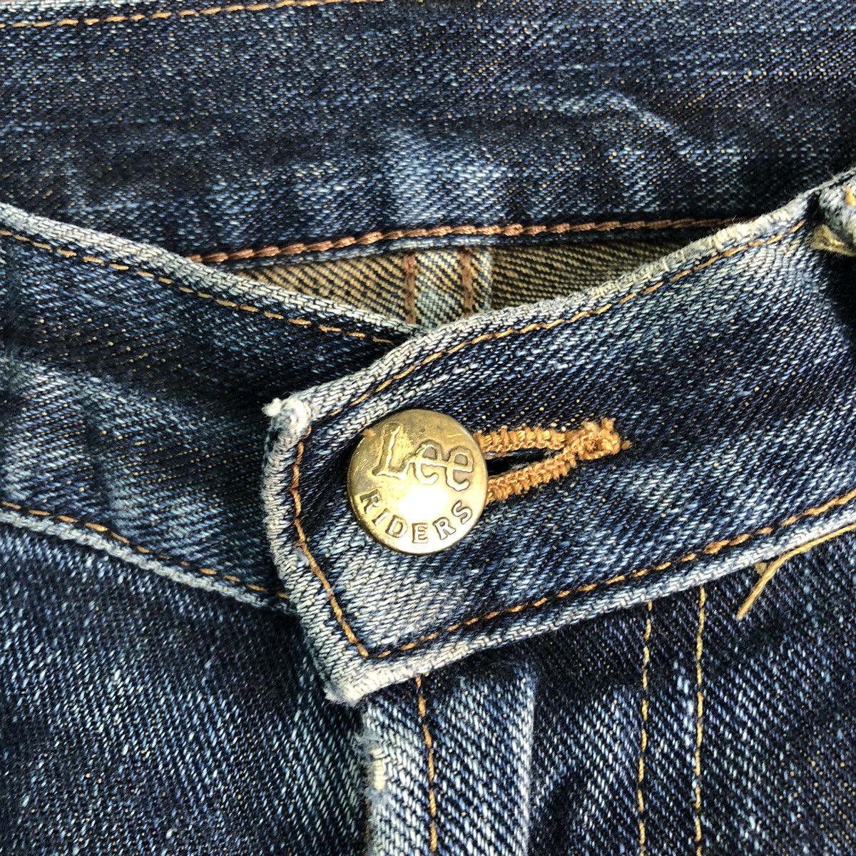 Lee × Vintage Lee Blue Denim distressed Jeans Pants #c304 Size US 31 - 5 Thumbnail