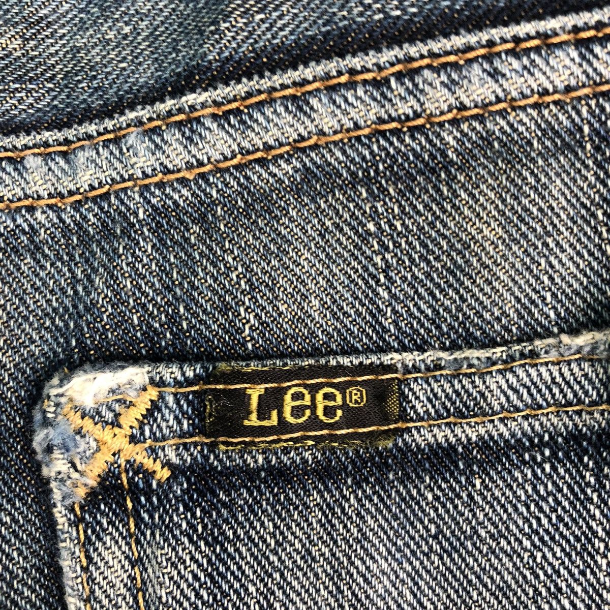 Lee × Vintage Lee Blue Denim distressed Jeans Pants #c304 Size US 31 - 12 Thumbnail