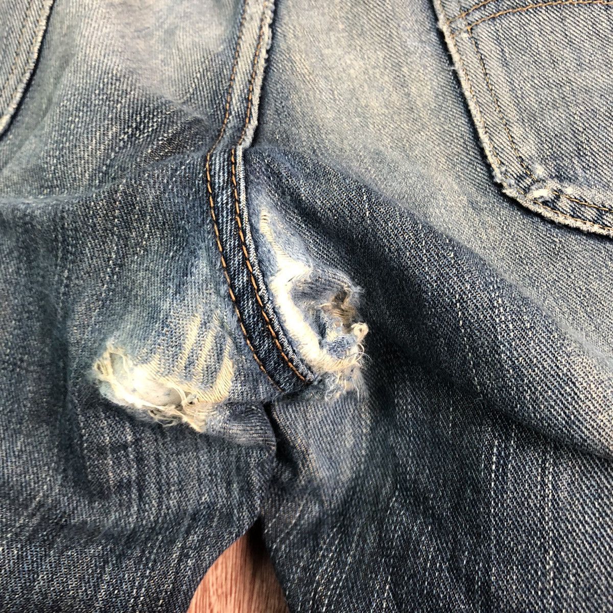 Lee × Vintage Lee Blue Denim distressed Jeans Pants #c304 Size US 31 - 11 Thumbnail