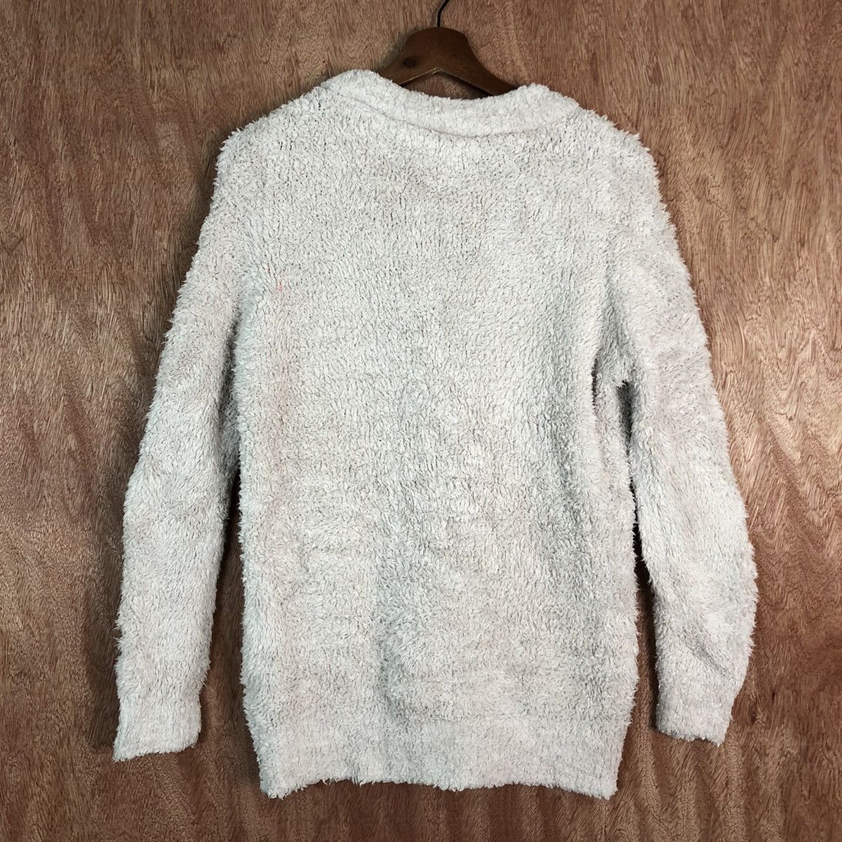 Homespun Knitwear × Japanese Brand Gelato Pique Cream fleece Mohair Shag Shaggy knitwear #c315 Size US M / EU 48-50 / 2 - 9 Thumbnail