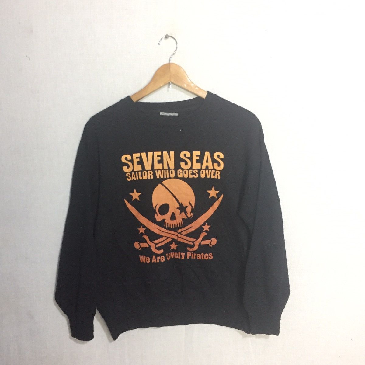 Japanese Brand Pirates sweatshirt big print Size US M / EU 48-50 / 2 - 1 Thumbnail