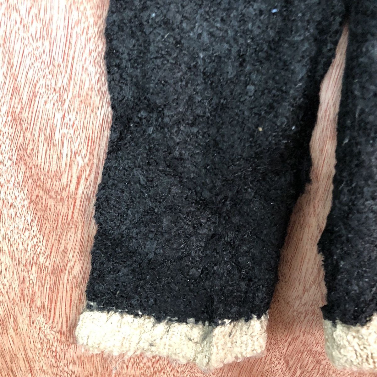 Homespun Knitwear DLL Vis Black cardigan fleece Mohair Shaggy knitwear #c368 Size US M / EU 48-50 / 2 - 6 Thumbnail