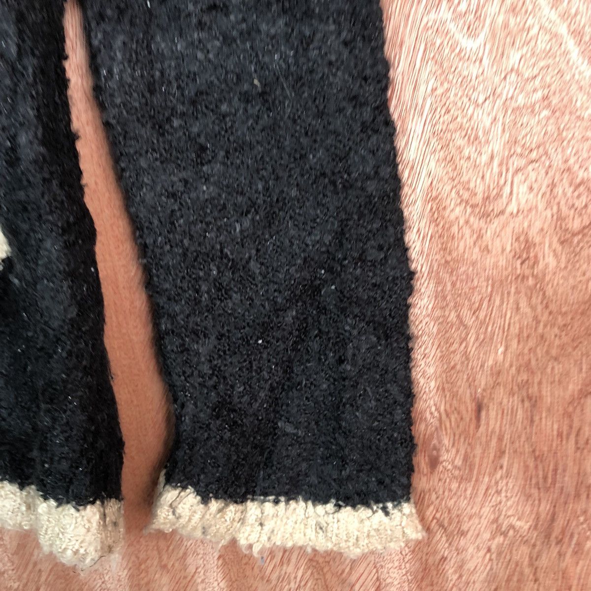 Homespun Knitwear DLL Vis Black cardigan fleece Mohair Shaggy knitwear #c368 Size US M / EU 48-50 / 2 - 4 Thumbnail