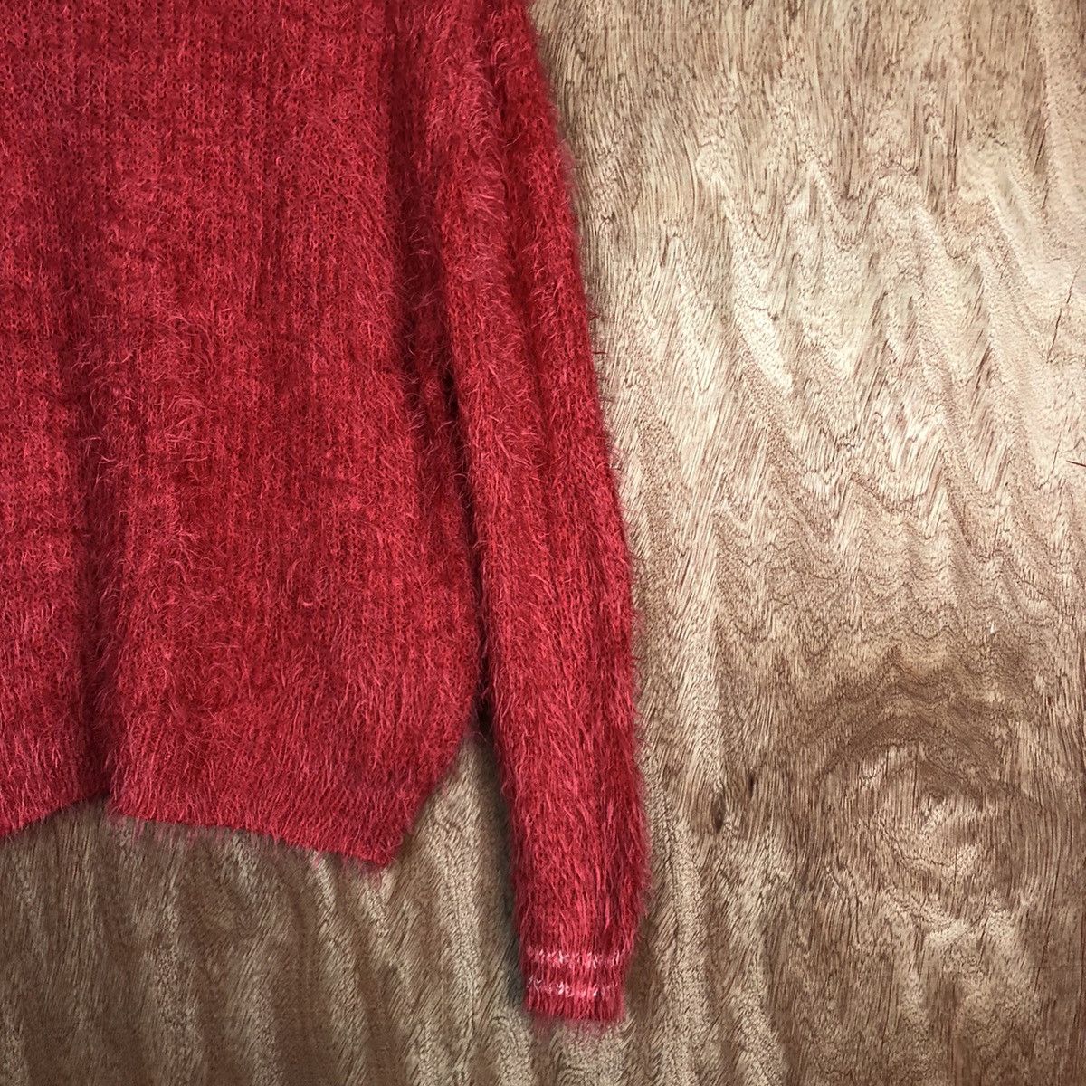 Homespun Knitwear Piece pace Mohair Shag Shaggy japan fur Knitwear #c325 Size US S / EU 44-46 / 1 - 5 Thumbnail