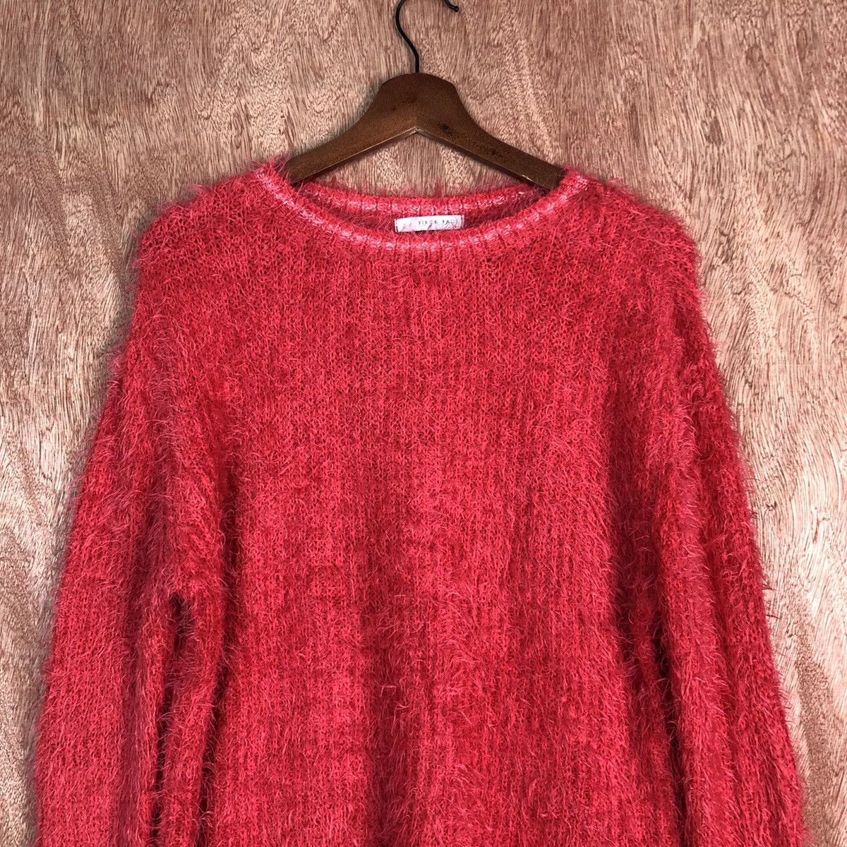 Homespun Knitwear Piece pace Mohair Shag Shaggy japan fur Knitwear #c325 Size US S / EU 44-46 / 1 - 2 Thumbnail