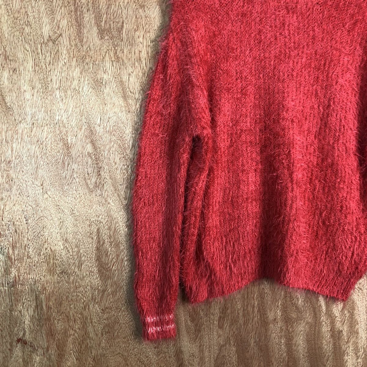 Homespun Knitwear Piece pace Mohair Shag Shaggy japan fur Knitwear #c325 Size US S / EU 44-46 / 1 - 7 Thumbnail