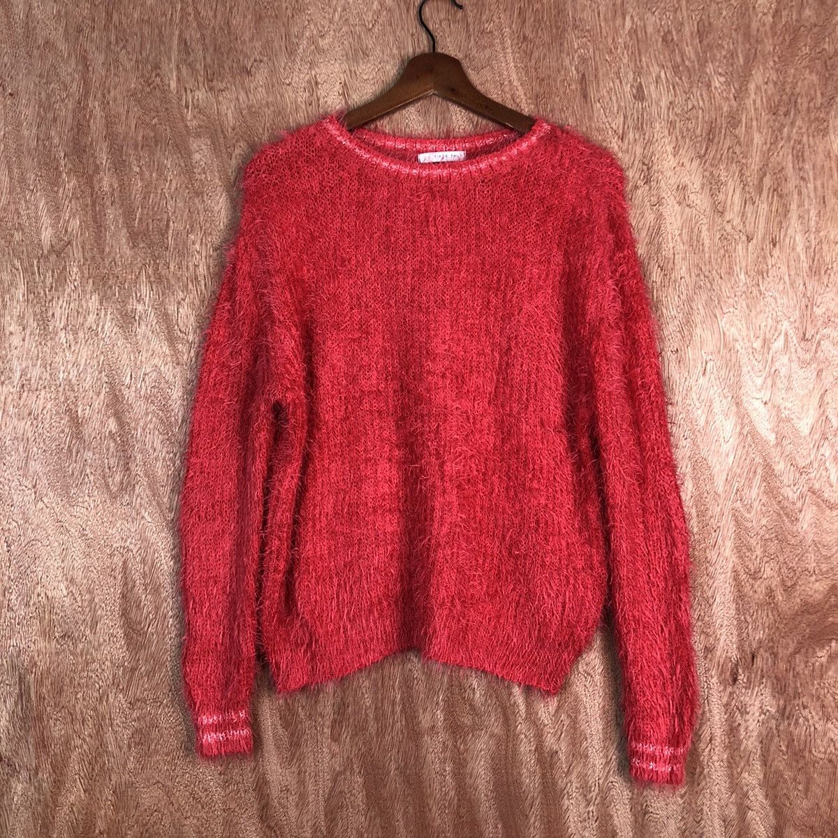 Homespun Knitwear Piece pace Mohair Shag Shaggy japan fur Knitwear #c325 Size US S / EU 44-46 / 1 - 1 Thumbnail
