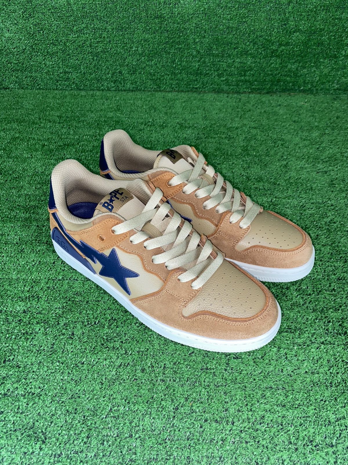 Bape SK8 STA #4 BEIGE SIZE 9 Size US 9 / EU 42 - 3 Thumbnail