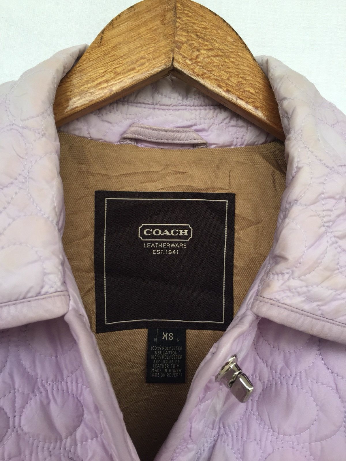 Coach SICK🔥Coach Monogram Polyester Purple Bomber Jacket Size US S / EU 44-46 / 1 - 12 Thumbnail