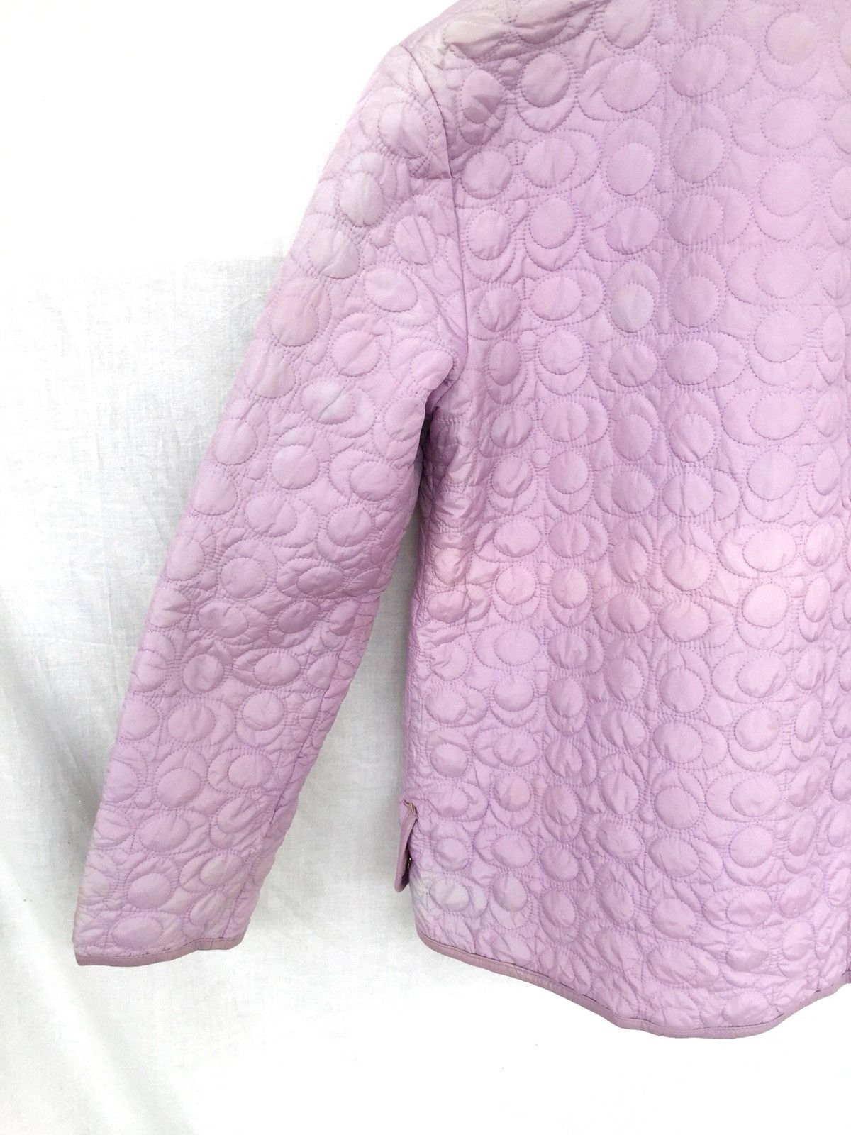 Coach SICK🔥Coach Monogram Polyester Purple Bomber Jacket Size US S / EU 44-46 / 1 - 10 Thumbnail