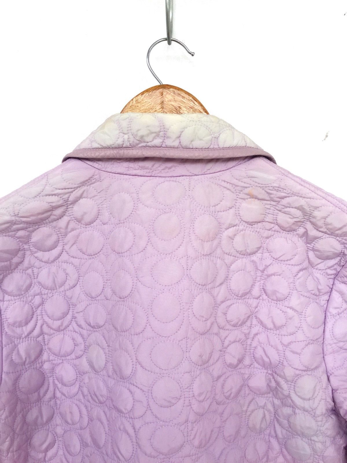 Coach SICK🔥Coach Monogram Polyester Purple Bomber Jacket Size US S / EU 44-46 / 1 - 11 Thumbnail