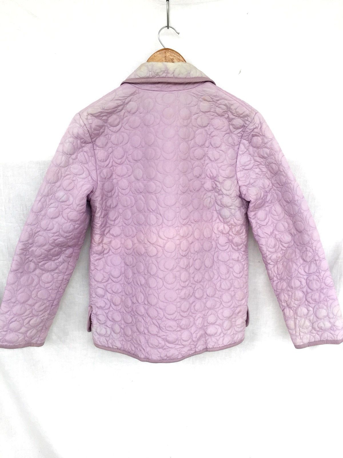 Coach SICK🔥Coach Monogram Polyester Purple Bomber Jacket Size US S / EU 44-46 / 1 - 8 Thumbnail