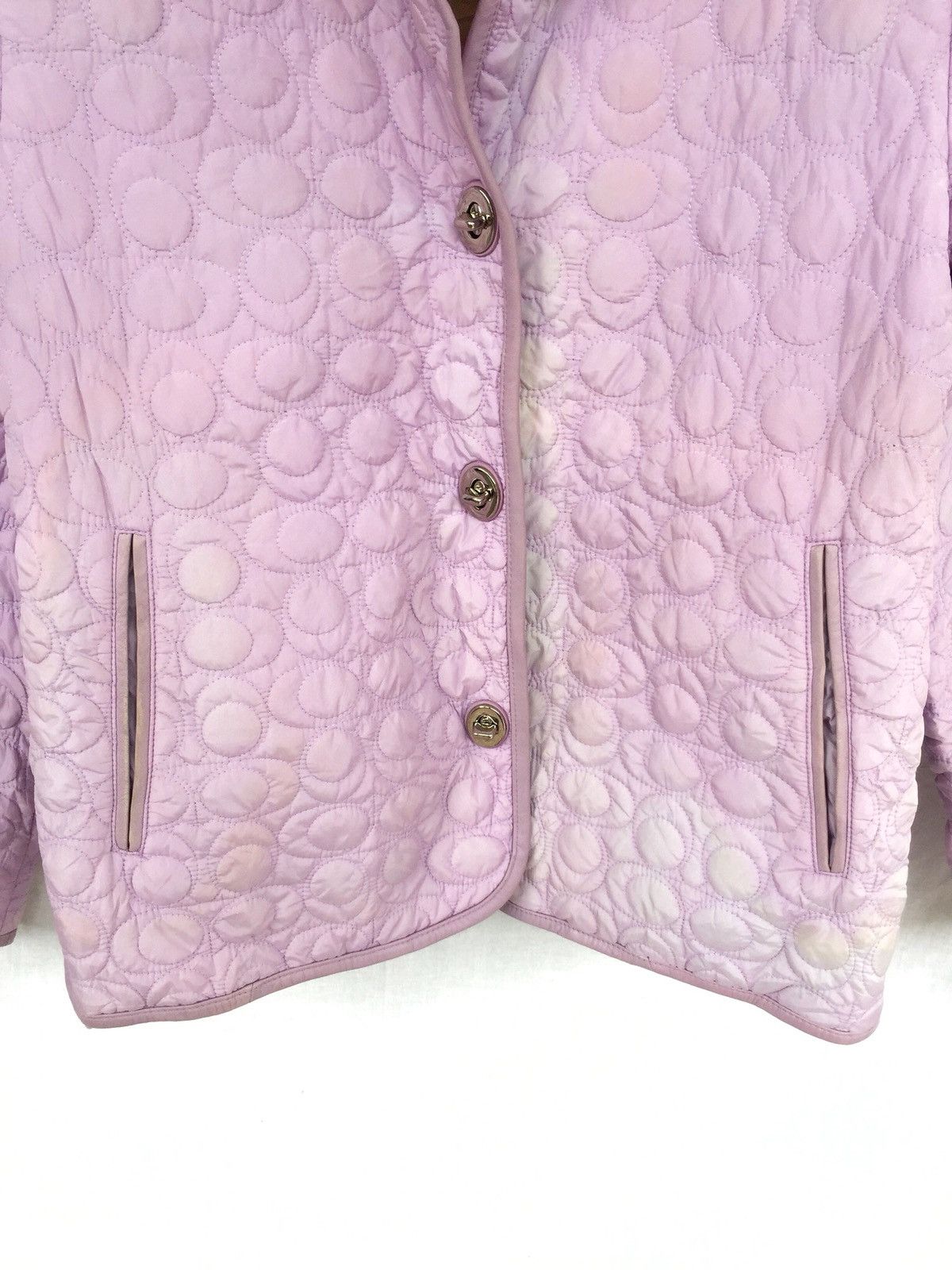 Coach SICK🔥Coach Monogram Polyester Purple Bomber Jacket Size US S / EU 44-46 / 1 - 3 Thumbnail
