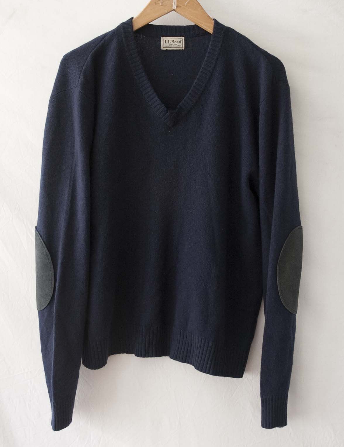 L.L. Bean LL Bean Sweater 100% Cashmere Elbow Patch Size M Size US M / EU 48-50 / 2 - 2 Thumbnail