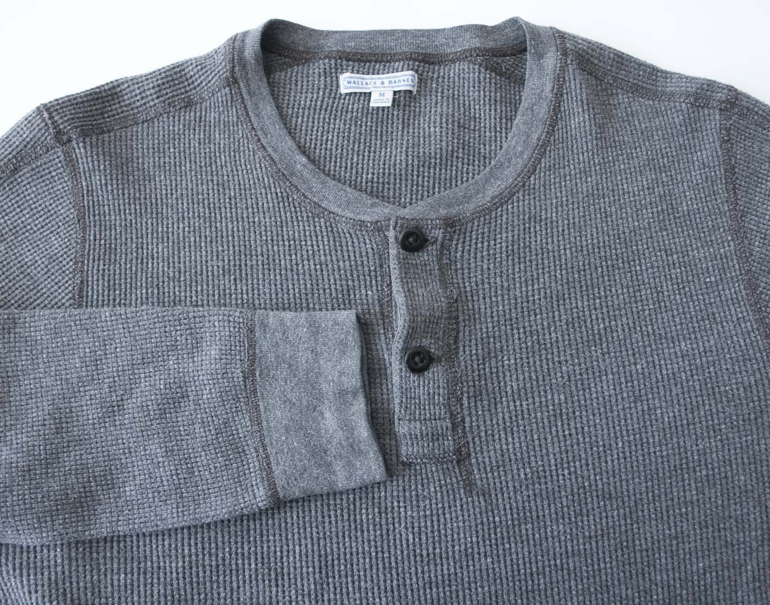 Wallace & Barnes Wallace & Barnes Sweater 100% Cotton Gray Size M Size US M / EU 48-50 / 2 - 2 Thumbnail