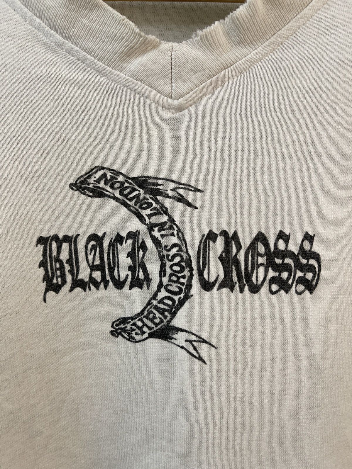 Japanese Brand VINTAGE THE DARK SIDE BLACK CROSS SPELLOUT VERY RARE Size US M / EU 48-50 / 2 - 6 Thumbnail