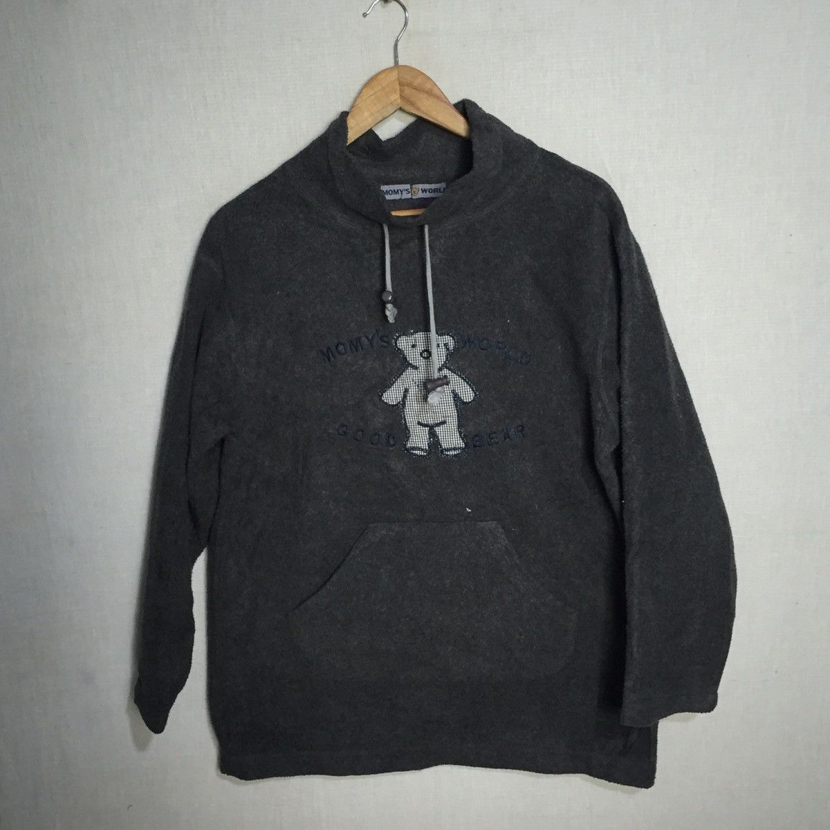 Japanese Brand Fleece pullover momys word good bear Size US M / EU 48-50 / 2 - 1 Thumbnail