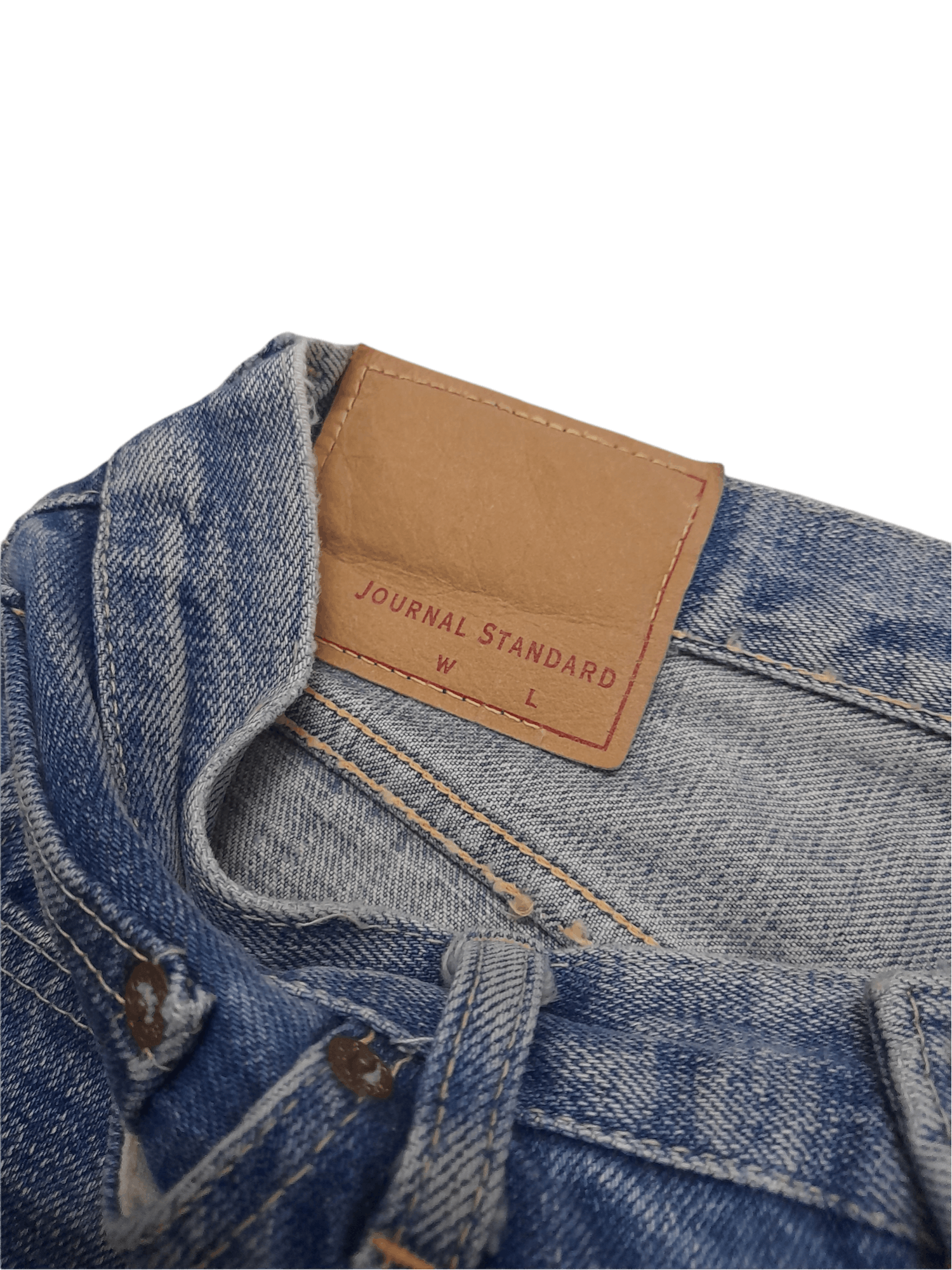 Journal Standard Journal Standard Japan Selvedge Distressed Denim (D748) Size US 29 - 8 Thumbnail