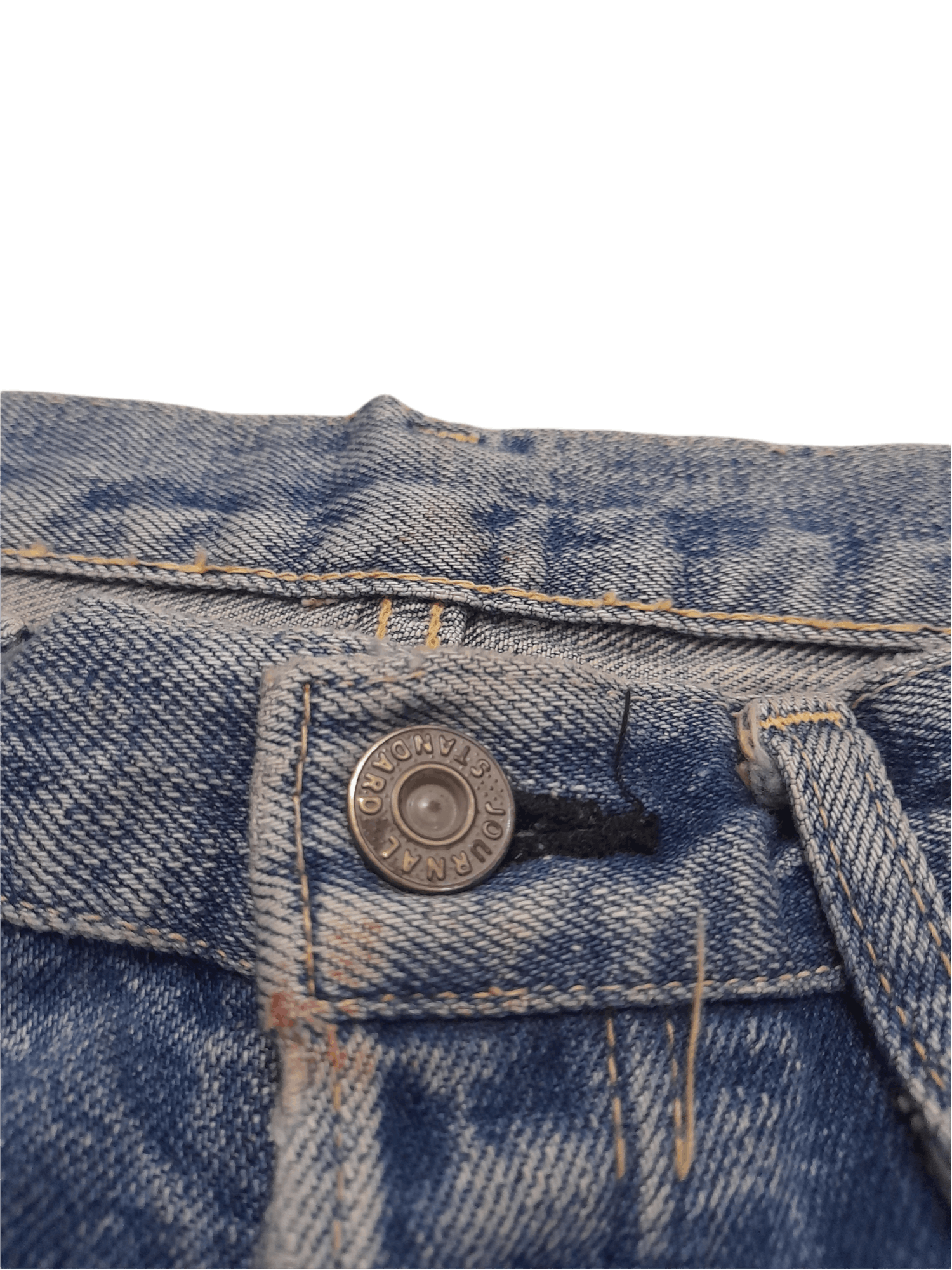 Journal Standard Journal Standard Japan Selvedge Distressed Denim (D748) Size US 29 - 7 Thumbnail
