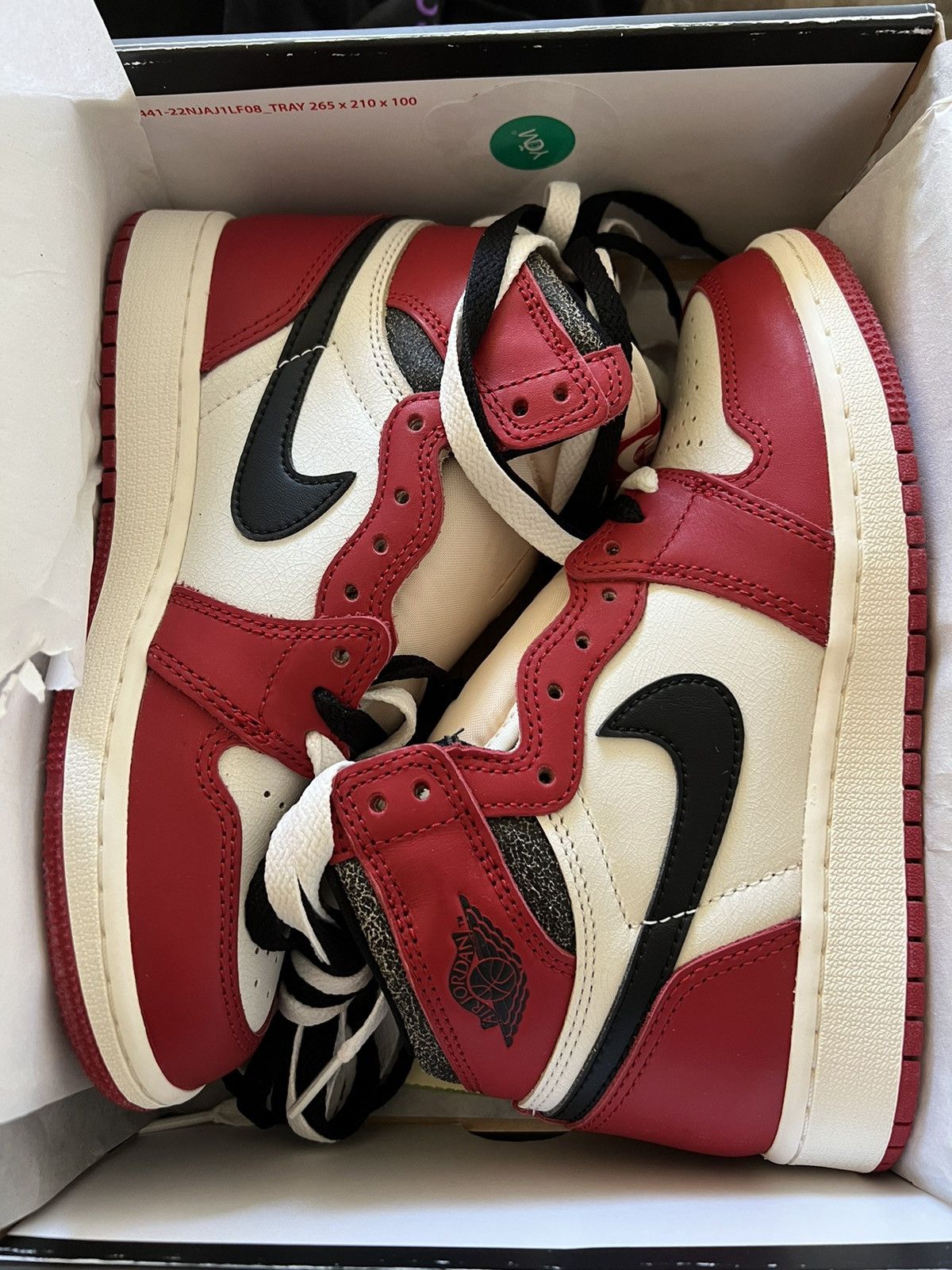 Jordan Brand × Nike Nike Jordan 1 Chicago lost and found 3.5Y | Grailed