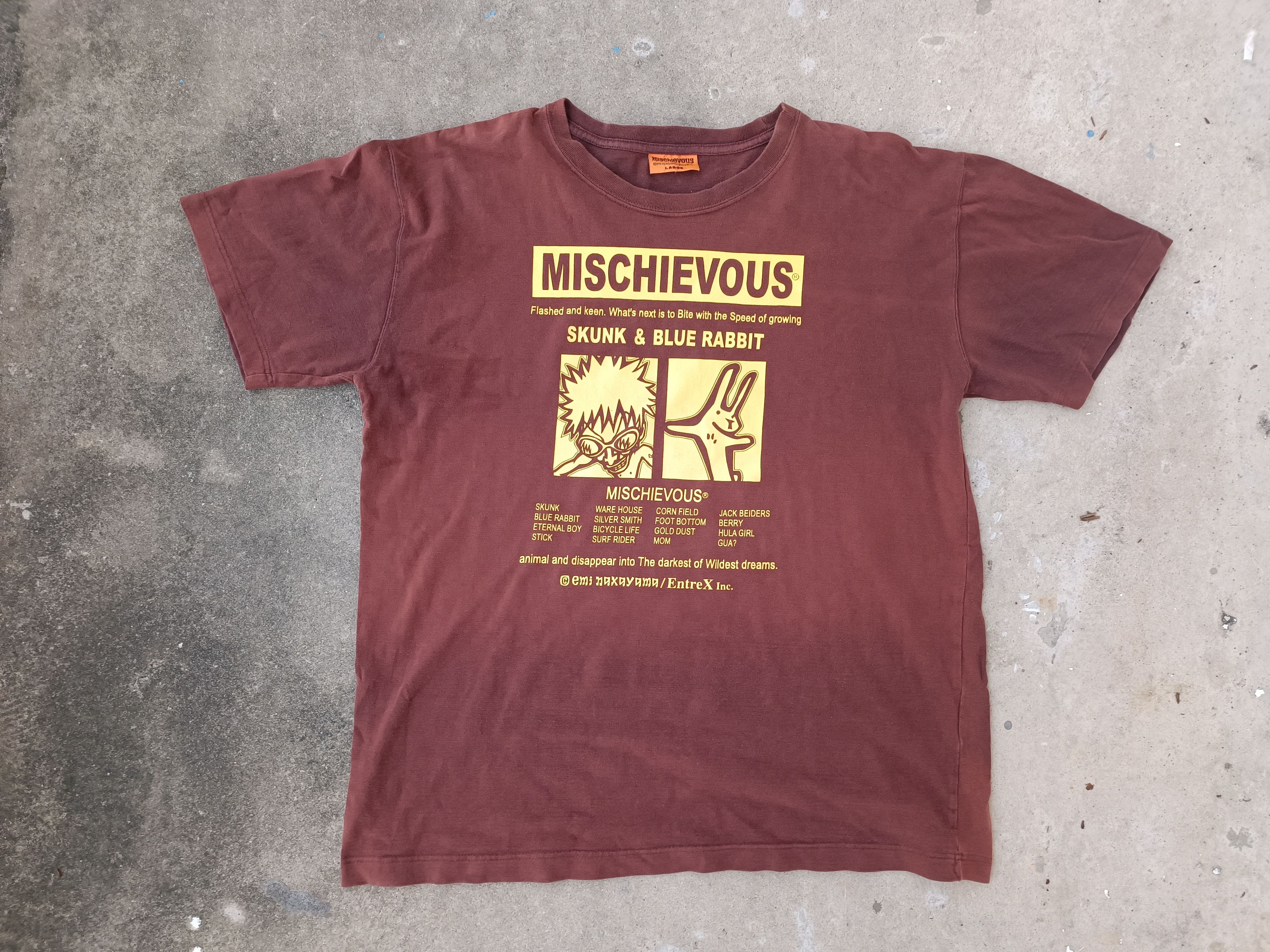 Japanese Brand × Seditionaries × Vintage t shirt mischievous distressed Size US L / EU 52-54 / 3 - 1 Thumbnail