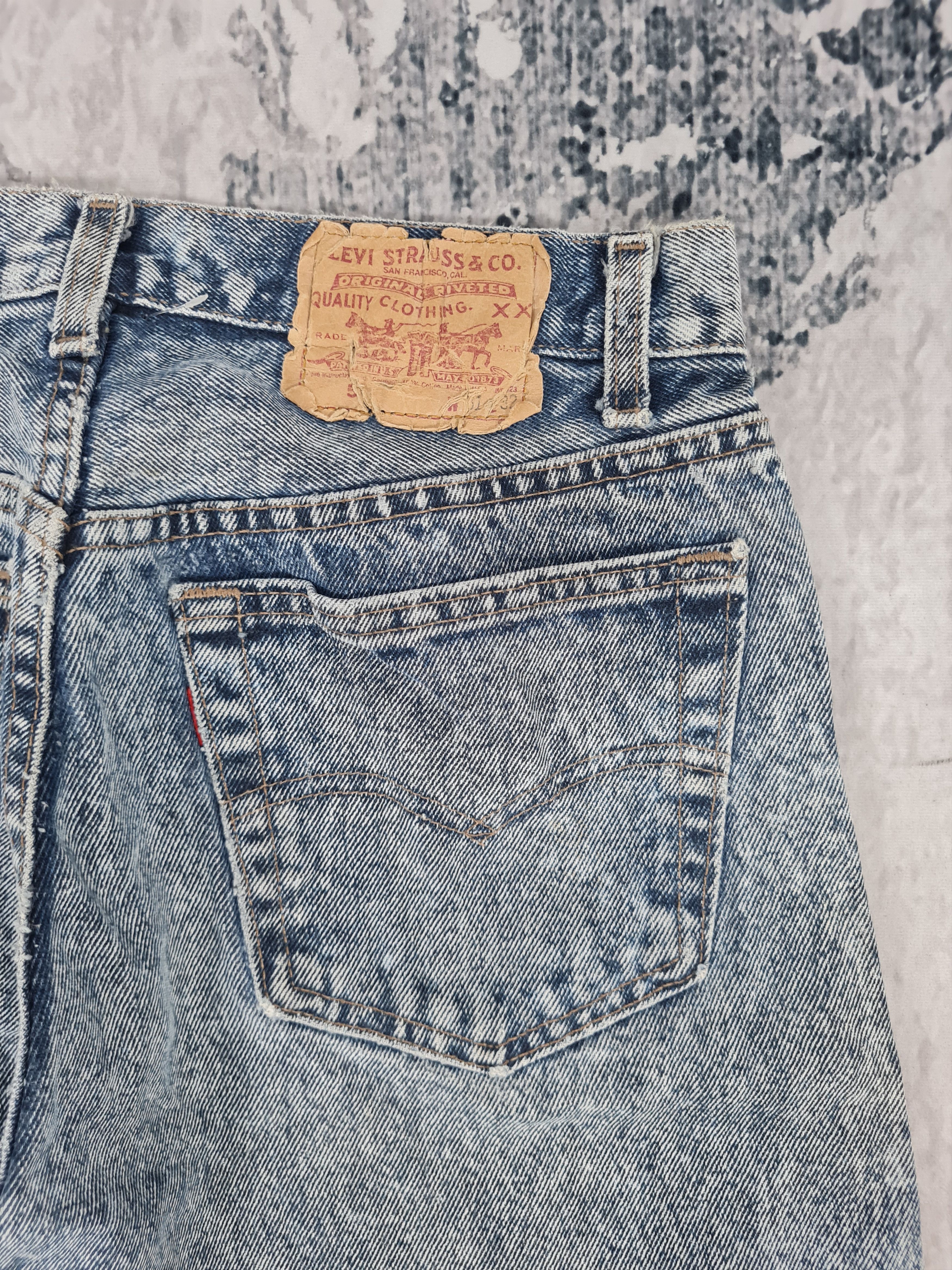 Levi's Vintage Clothing VTG LEVIS 501 XX Sun Faded Acid Wash 30x28 Jeans L0019 Size US 30 / EU 46 - 8 Thumbnail
