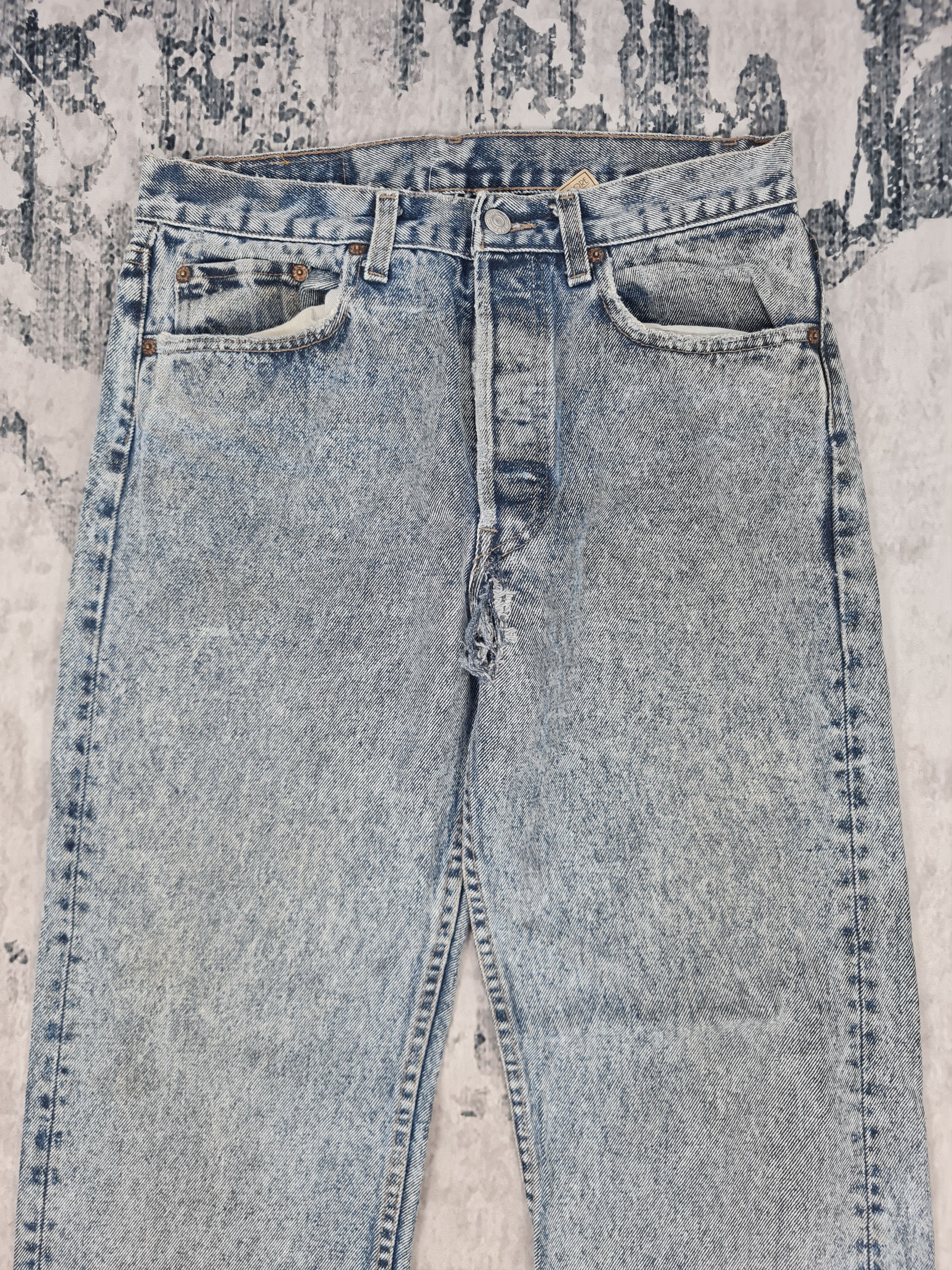 Levi's Vintage Clothing VTG LEVIS 501 XX Sun Faded Acid Wash 30x28 Jeans L0019 Size US 30 / EU 46 - 3 Thumbnail