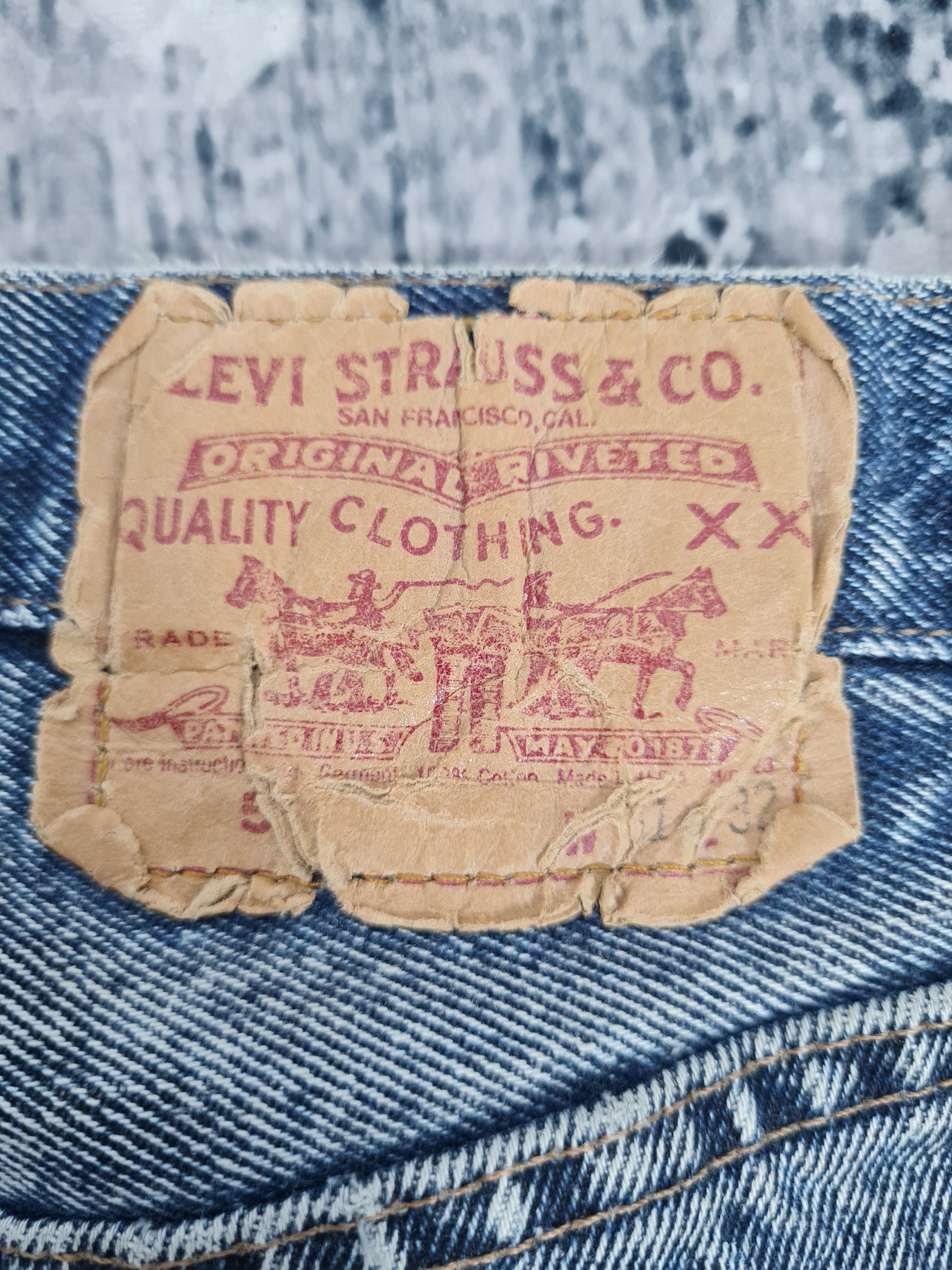 Levi's Vintage Clothing VTG LEVIS 501 XX Sun Faded Acid Wash 30x28 Jeans L0019 Size US 30 / EU 46 - 9 Thumbnail