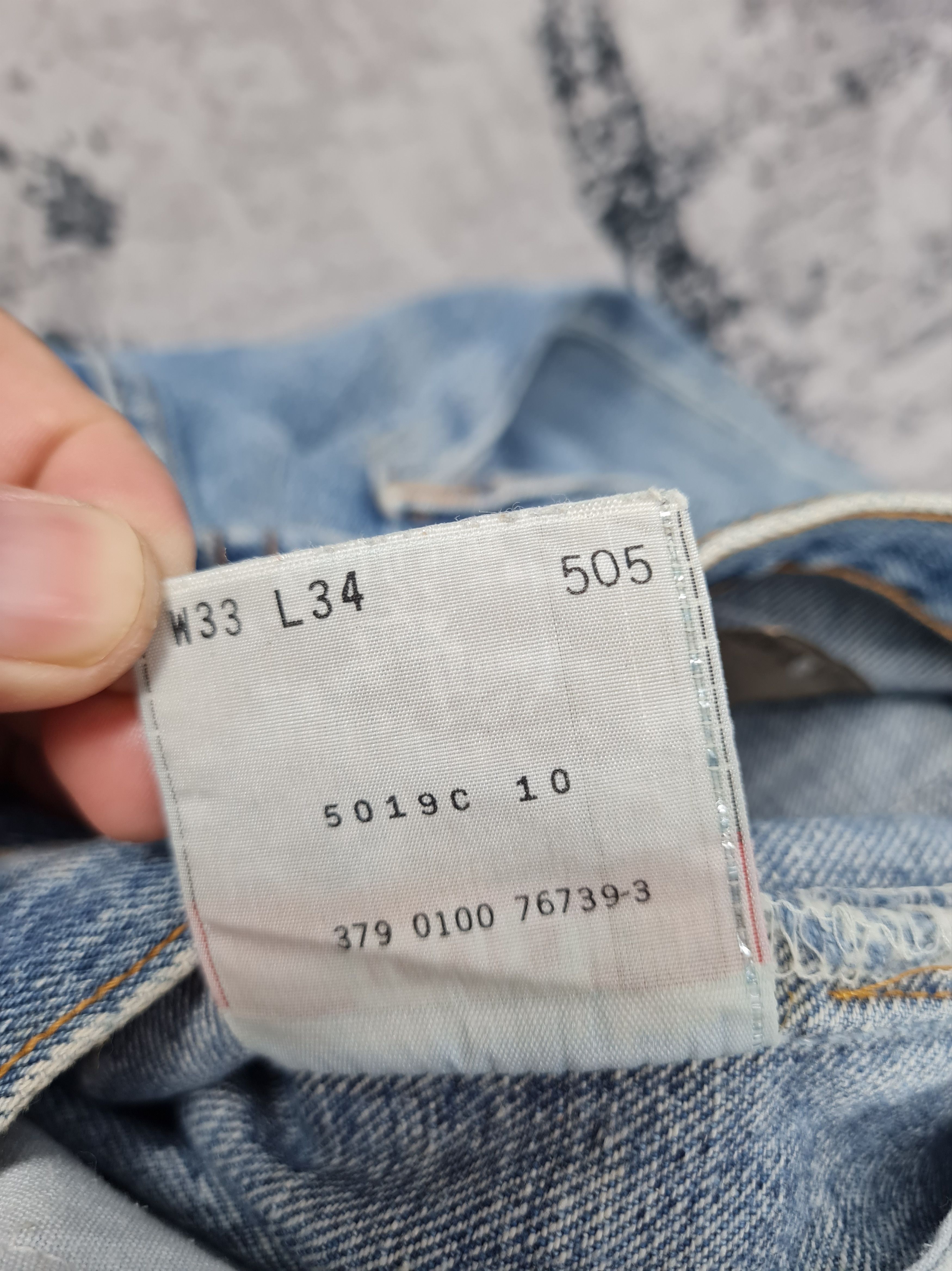 Levi's Vintage Clothing Vintage LEVIS 505 Sun Faded Distressed 33x28.5 Jeans L0041 Size US 33 - 15 Thumbnail