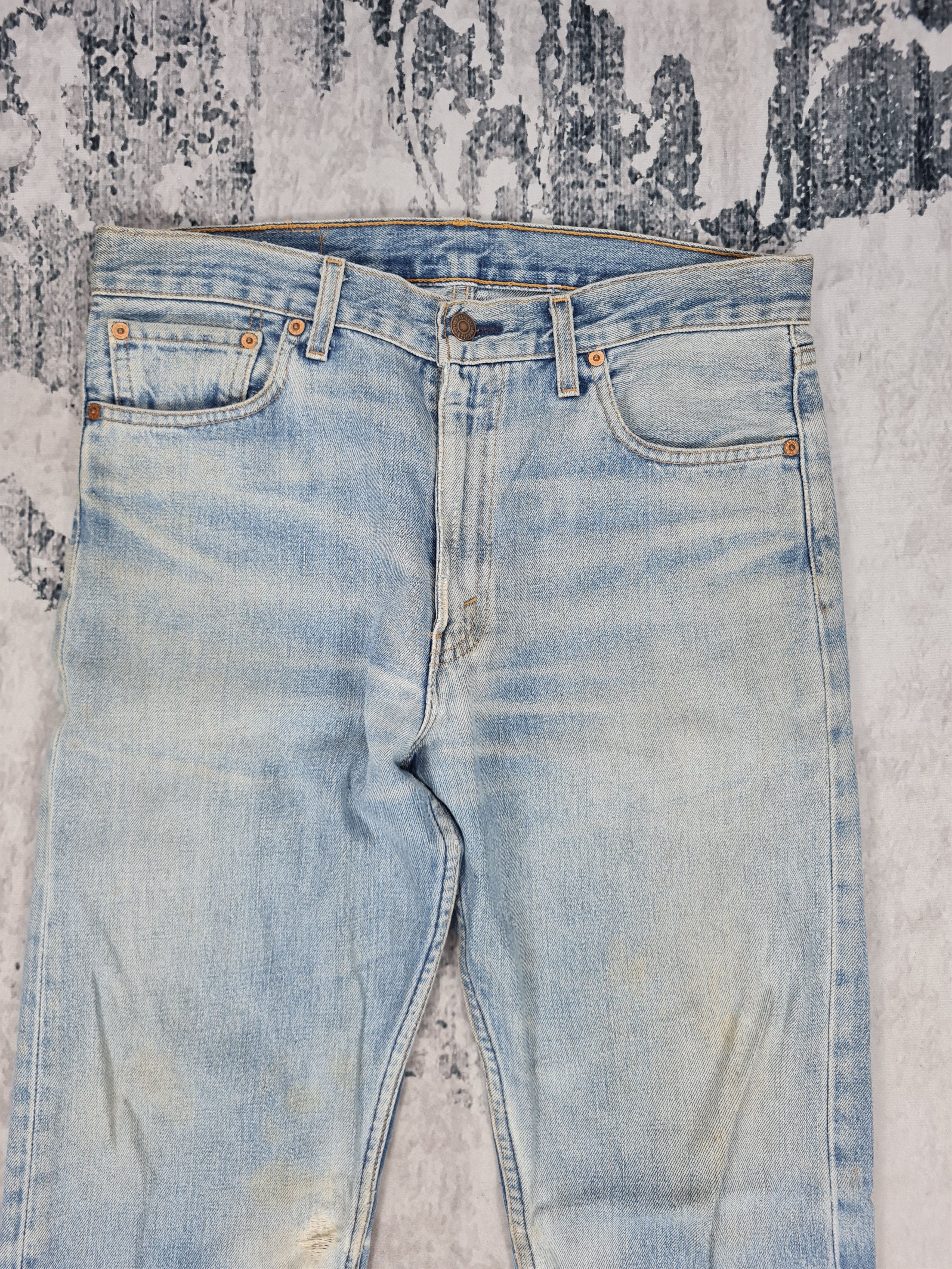 Levi's Vintage Clothing Vintage LEVIS 505 Sun Faded Distressed 33x28.5 Jeans L0041 Size US 33 - 5 Thumbnail