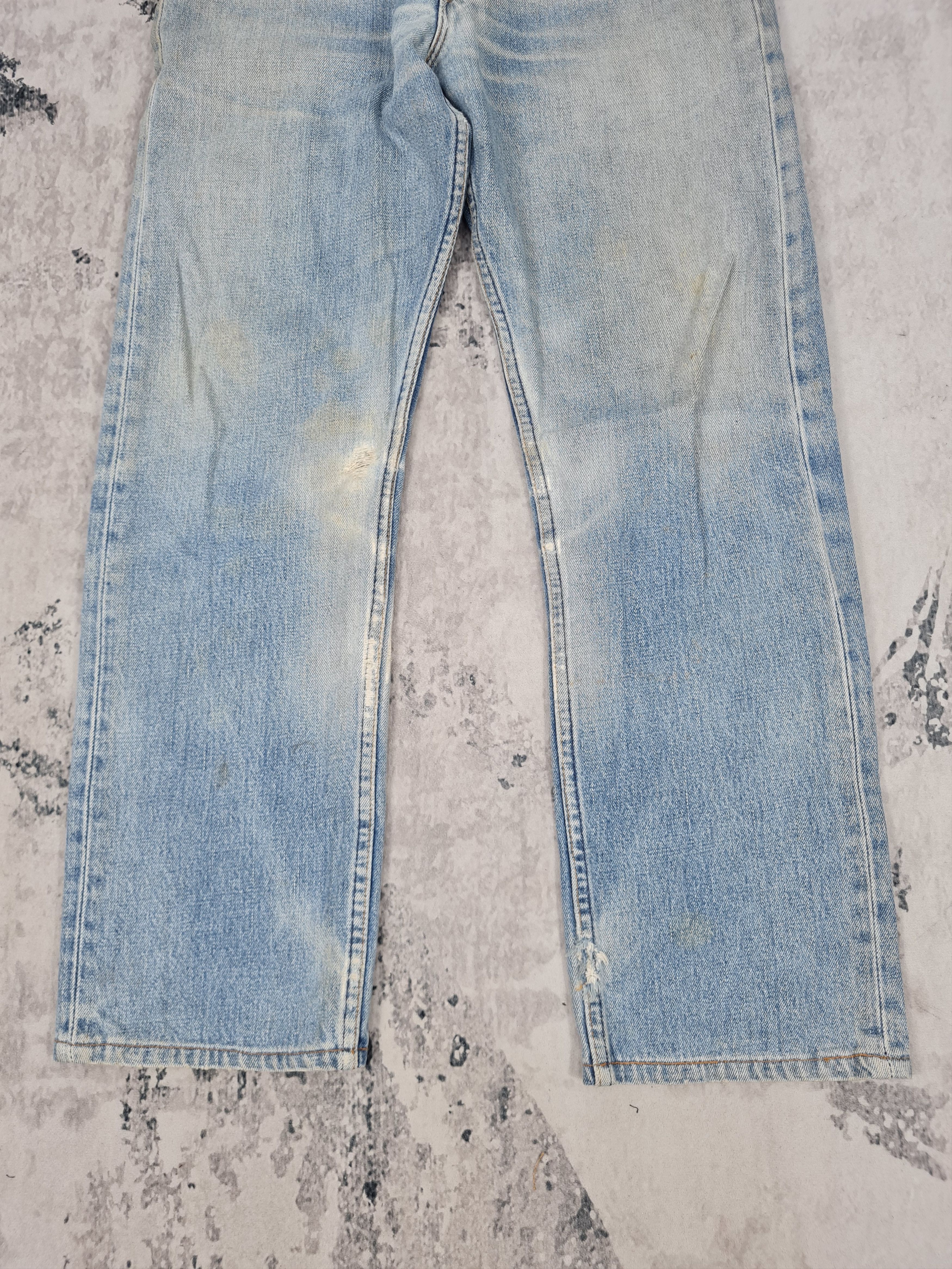Levi's Vintage Clothing Vintage LEVIS 505 Sun Faded Distressed 33x28.5 Jeans L0041 Size US 33 - 3 Thumbnail