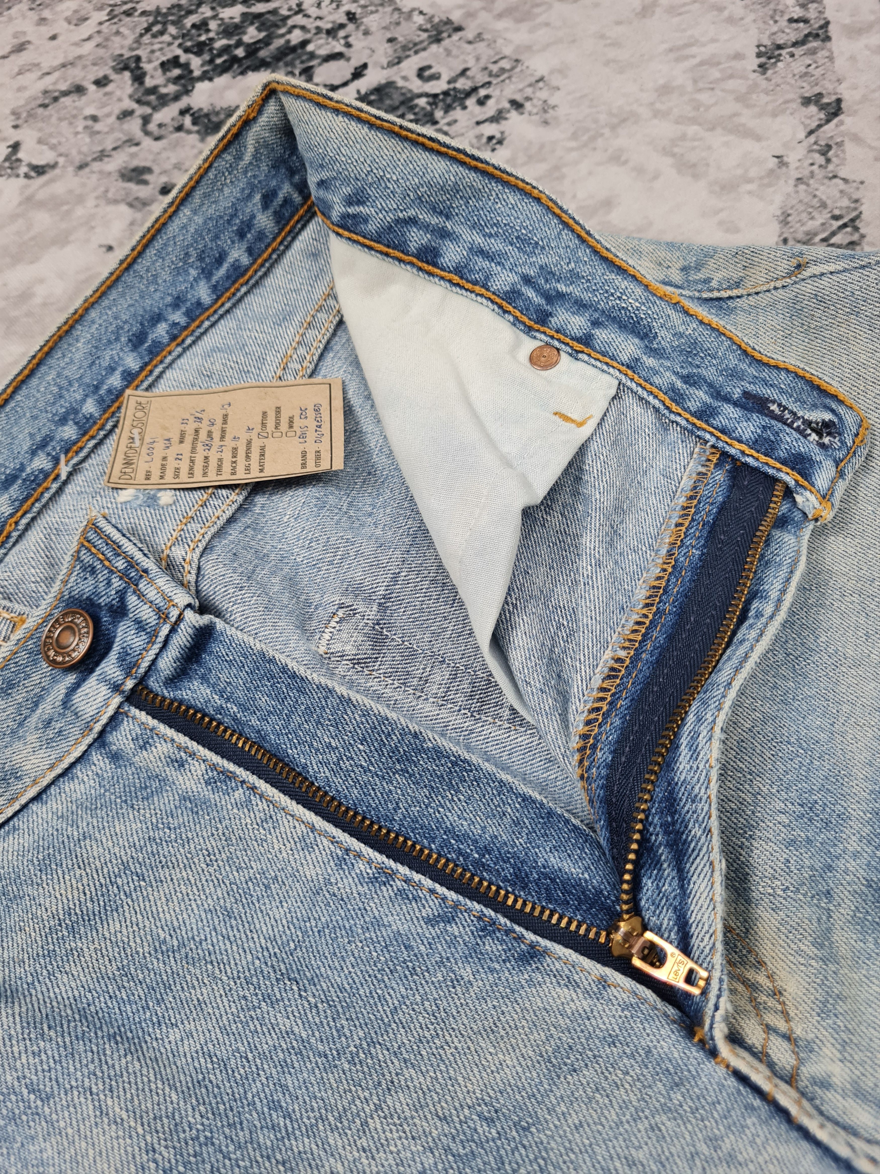 Levi's Vintage Clothing Vintage LEVIS 505 Sun Faded Distressed 33x28.5 Jeans L0041 Size US 33 - 12 Thumbnail