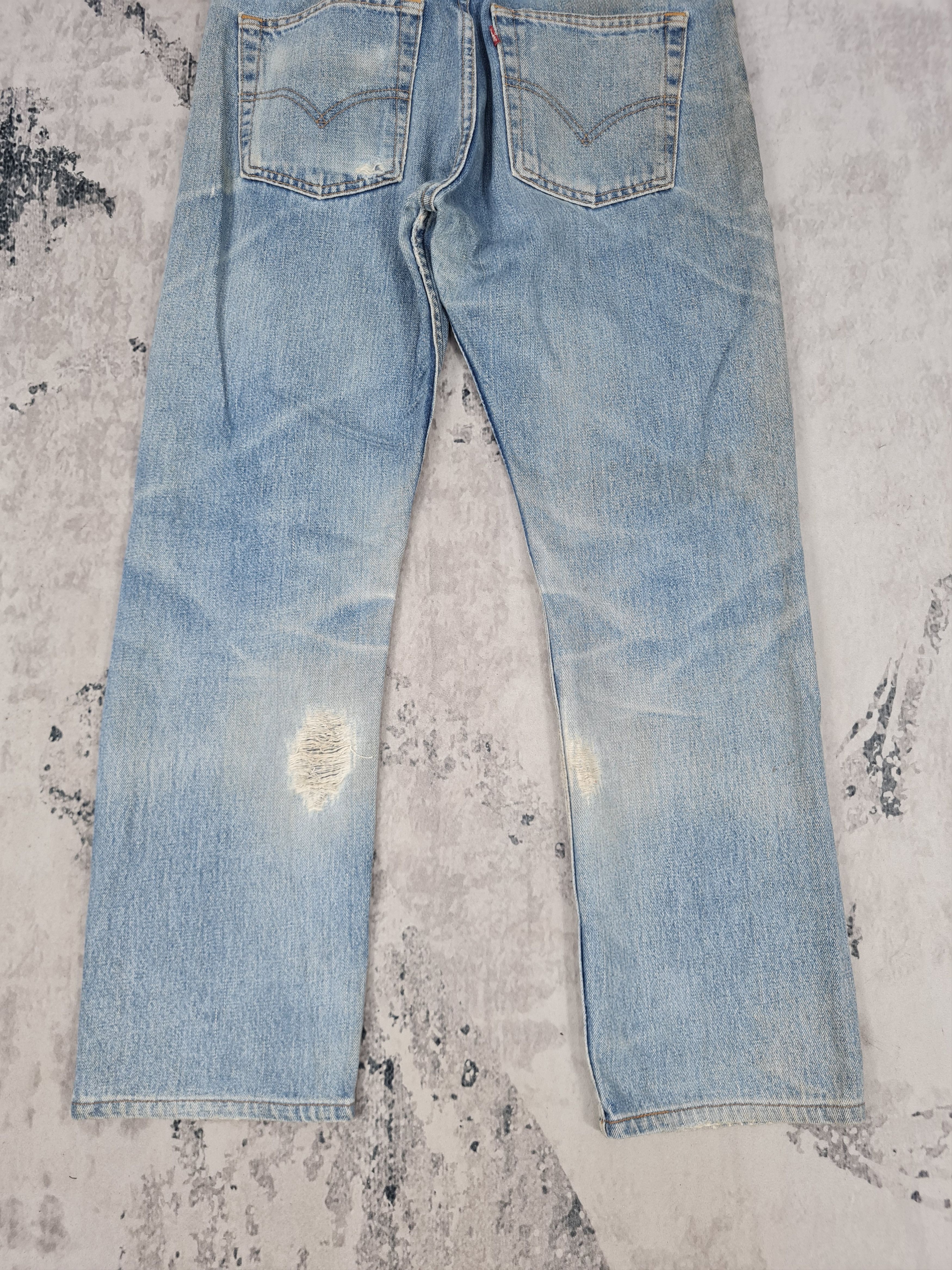 Levi's Vintage Clothing Vintage LEVIS 505 Sun Faded Distressed 33x28.5 Jeans L0041 Size US 33 - 7 Thumbnail