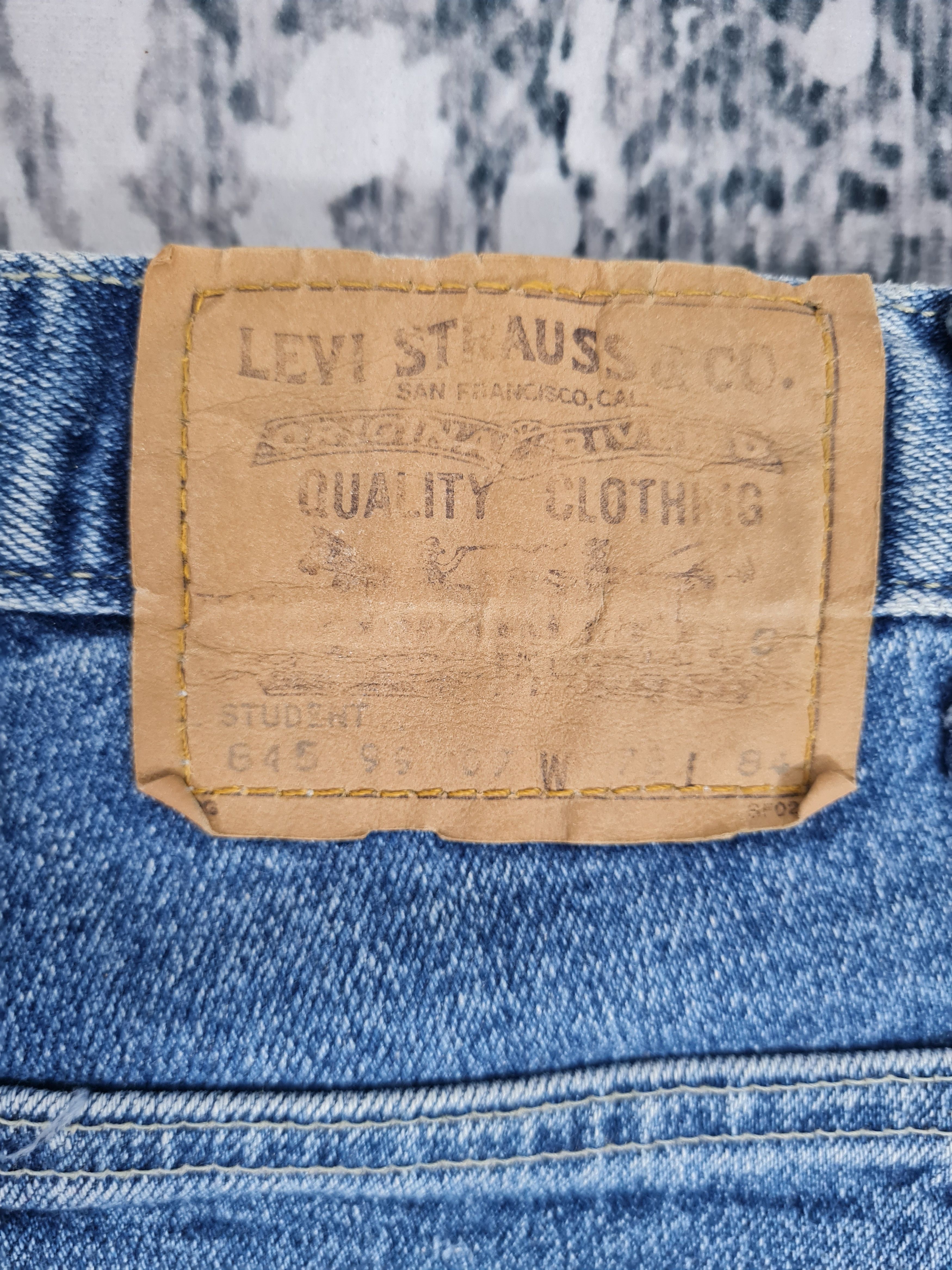 Levi's Vintage Clothing Vtg LEVIS 845 Orange Tab Stone Wash Skinny 26x32 Jean L0046 Size 26" / US 2 / IT 38 - 9 Thumbnail
