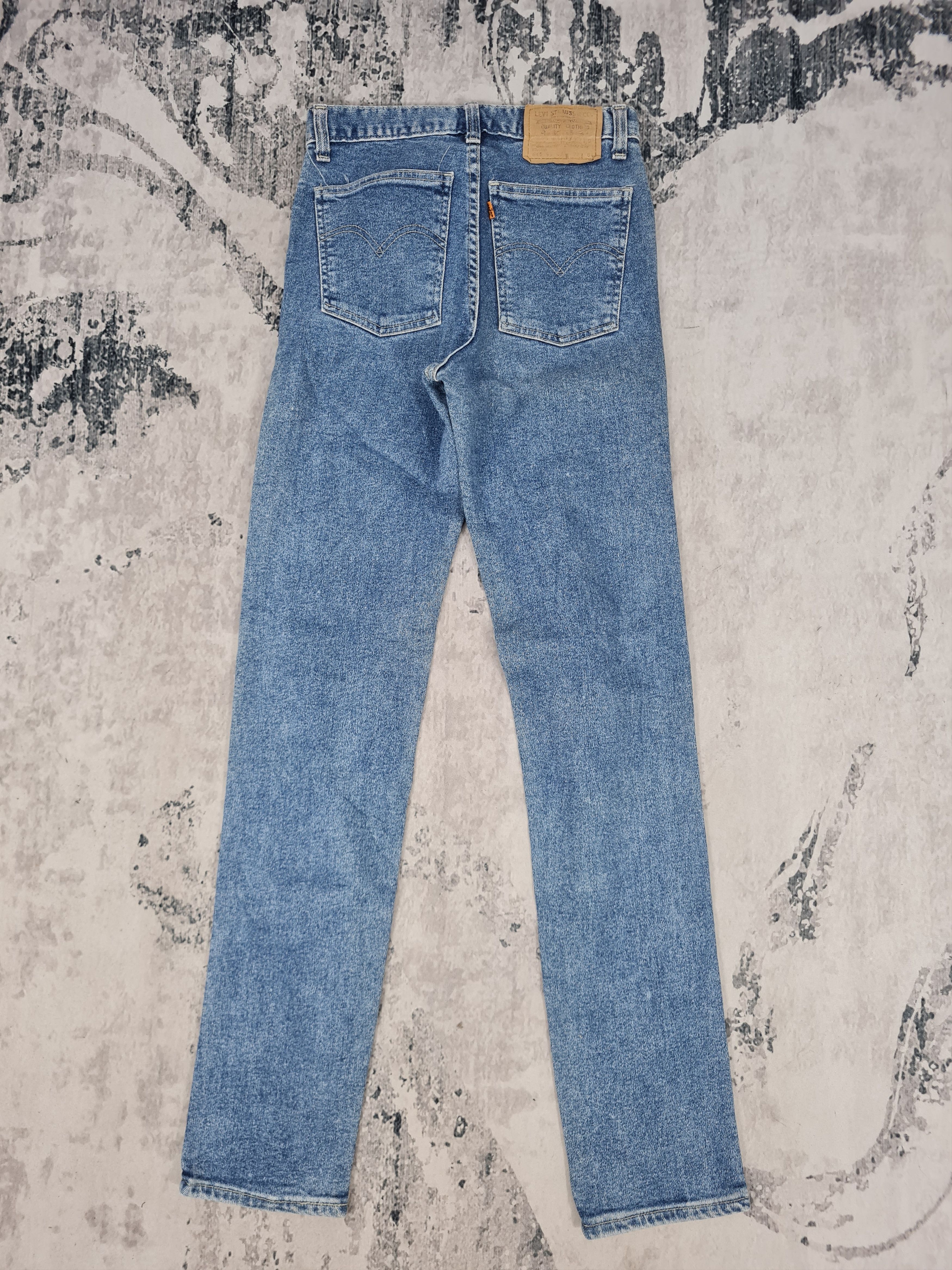 Levi's Vintage Clothing Vtg LEVIS 845 Orange Tab Stone Wash Skinny 26x32 Jean L0046 Size 26" / US 2 / IT 38 - 2 Thumbnail