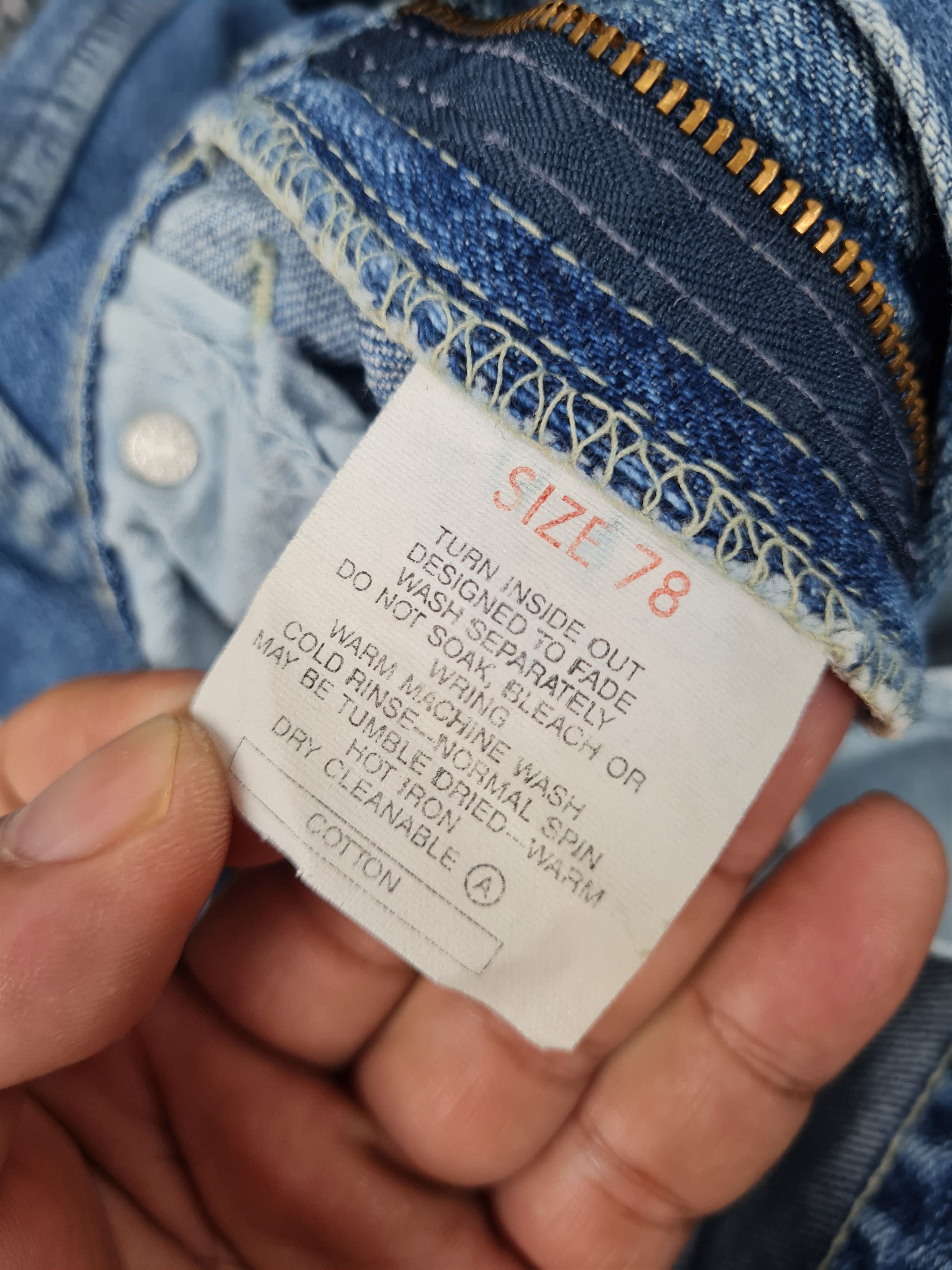 Levi's Vintage Clothing Vtg LEVIS 845 Orange Tab Stone Wash Skinny 26x32 Jean L0046 Size 26" / US 2 / IT 38 - 11 Thumbnail