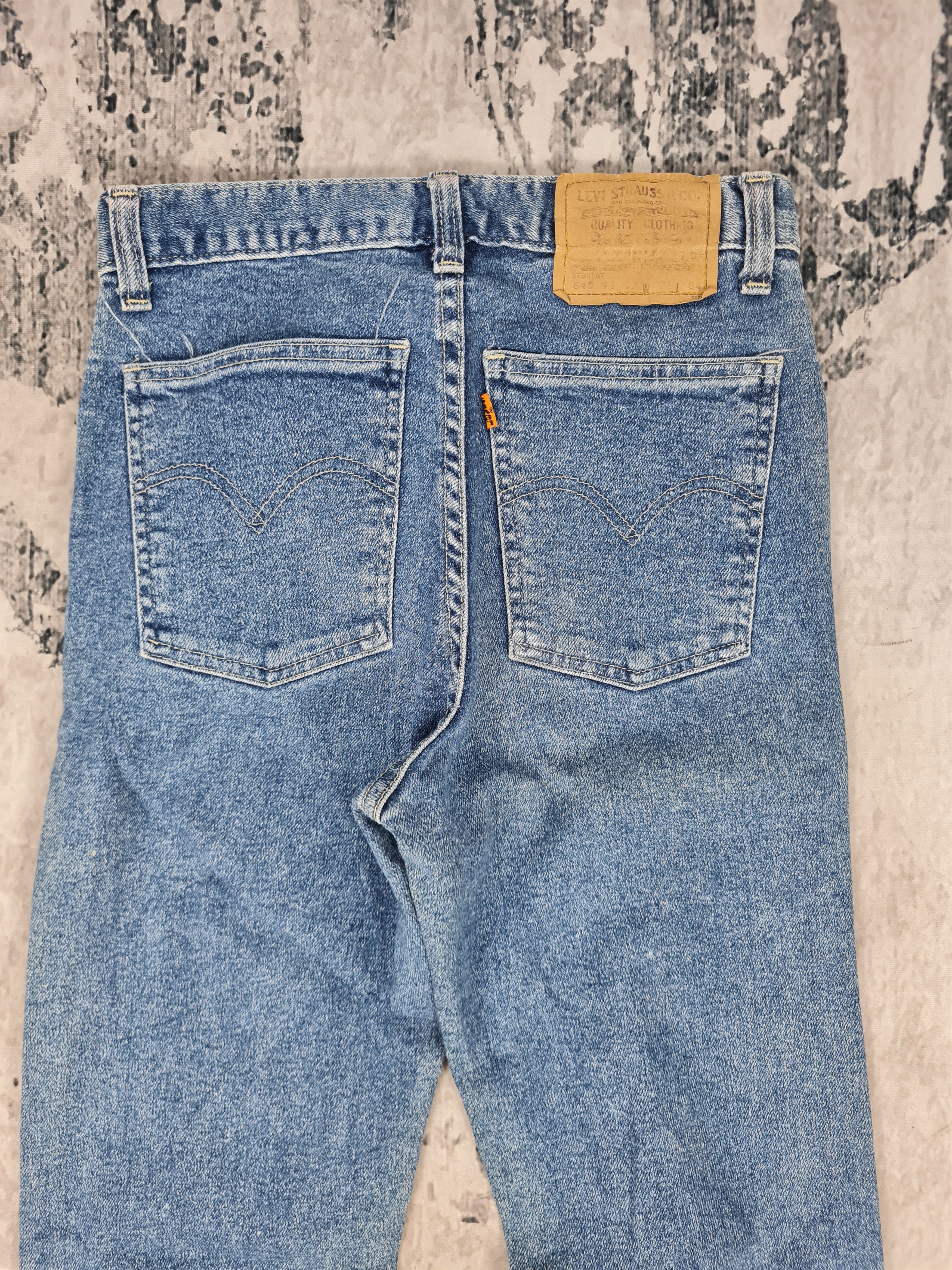 Levi's Vintage Clothing Vtg LEVIS 845 Orange Tab Stone Wash Skinny 26x32 Jean L0046 Size 26" / US 2 / IT 38 - 7 Thumbnail