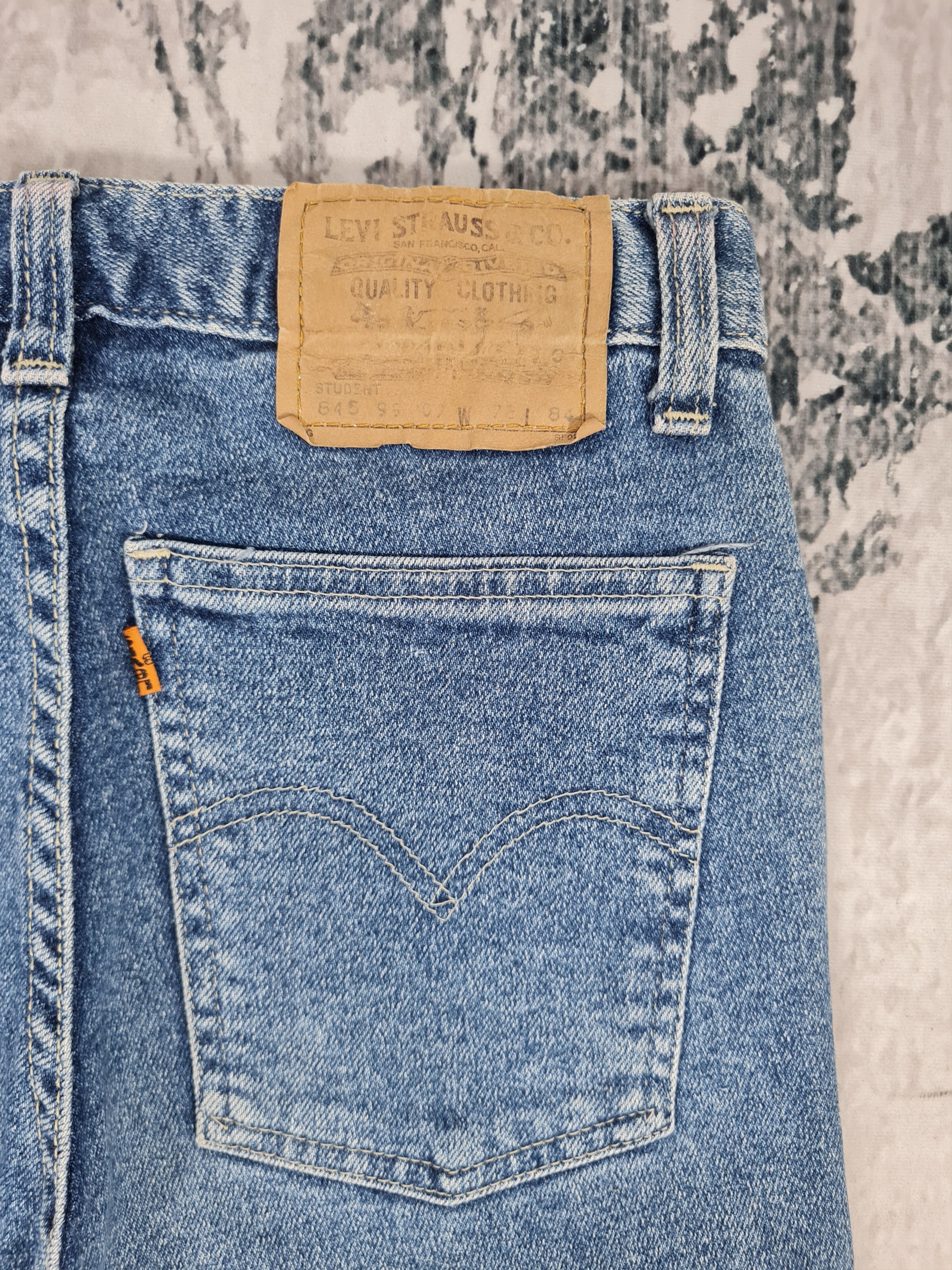Levi's Vintage Clothing Vtg LEVIS 845 Orange Tab Stone Wash Skinny 26x32 Jean L0046 Size 26" / US 2 / IT 38 - 8 Thumbnail