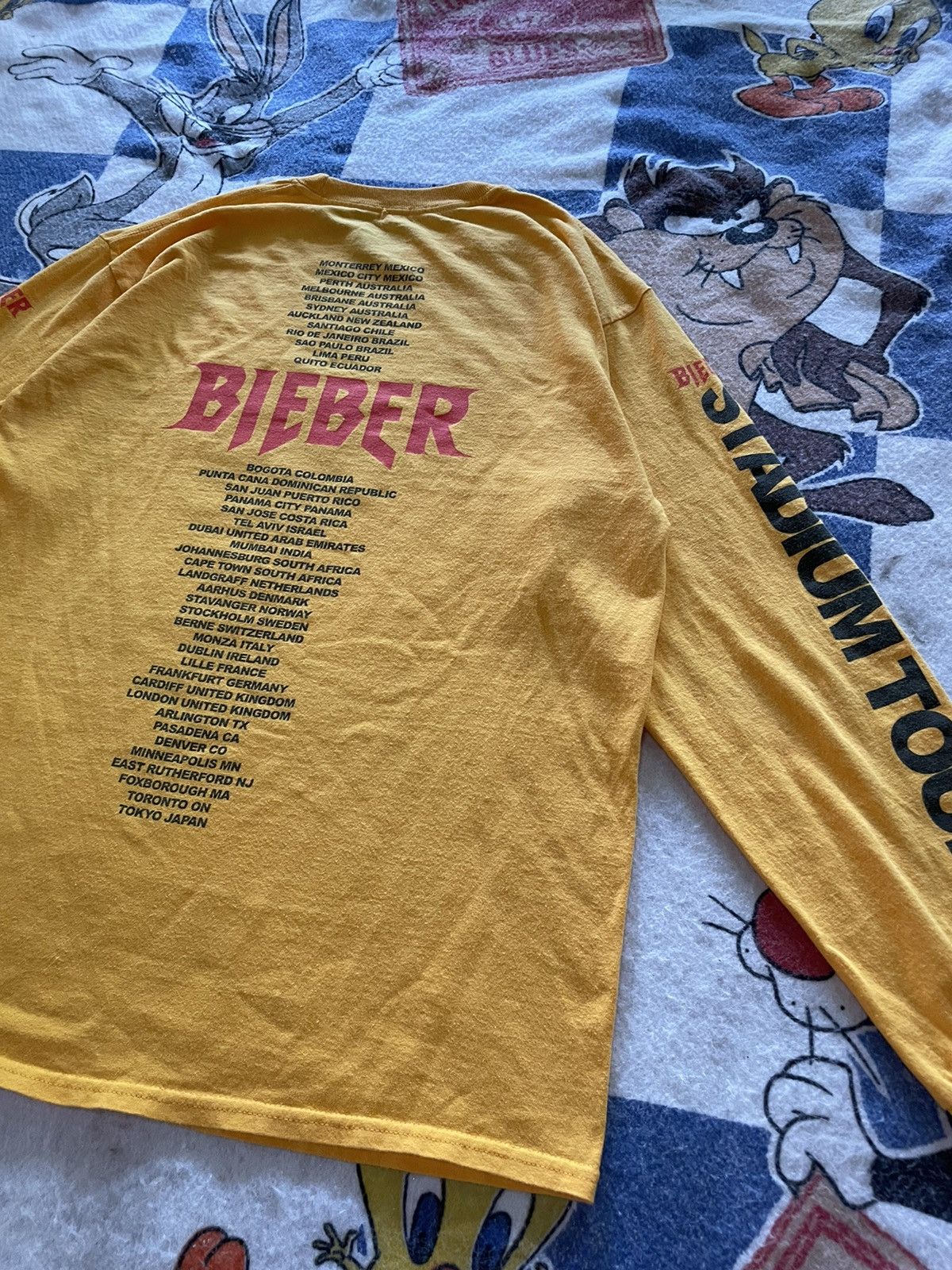 Justin Bieber Justin Bieber stadium tour tee Size US L / EU 52-54 / 3 - 4 Thumbnail