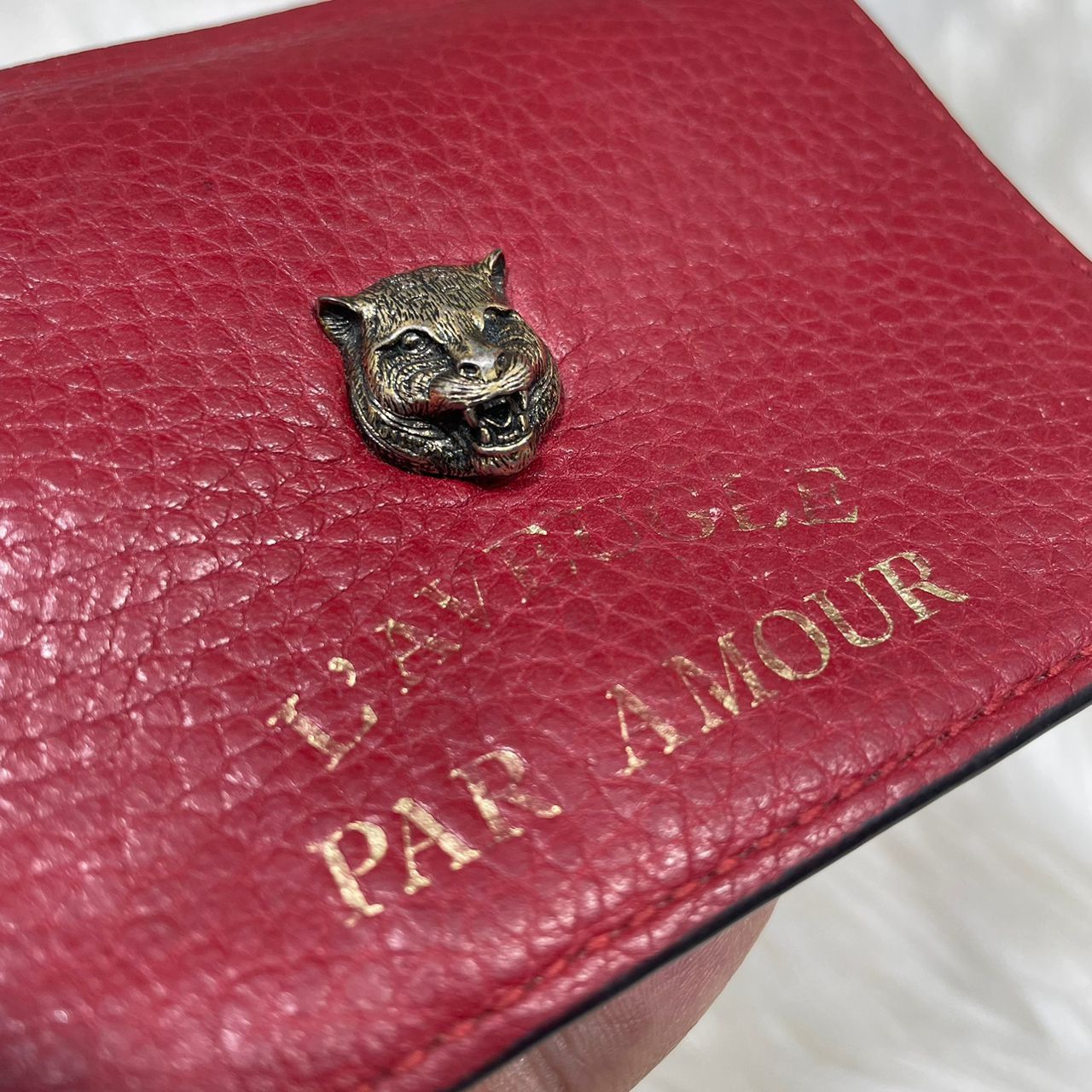 Gucci Authentic Gucci L’AVEUGLE PAR AMOUR TIGER WALLET Size ONE SIZE - 3 Thumbnail