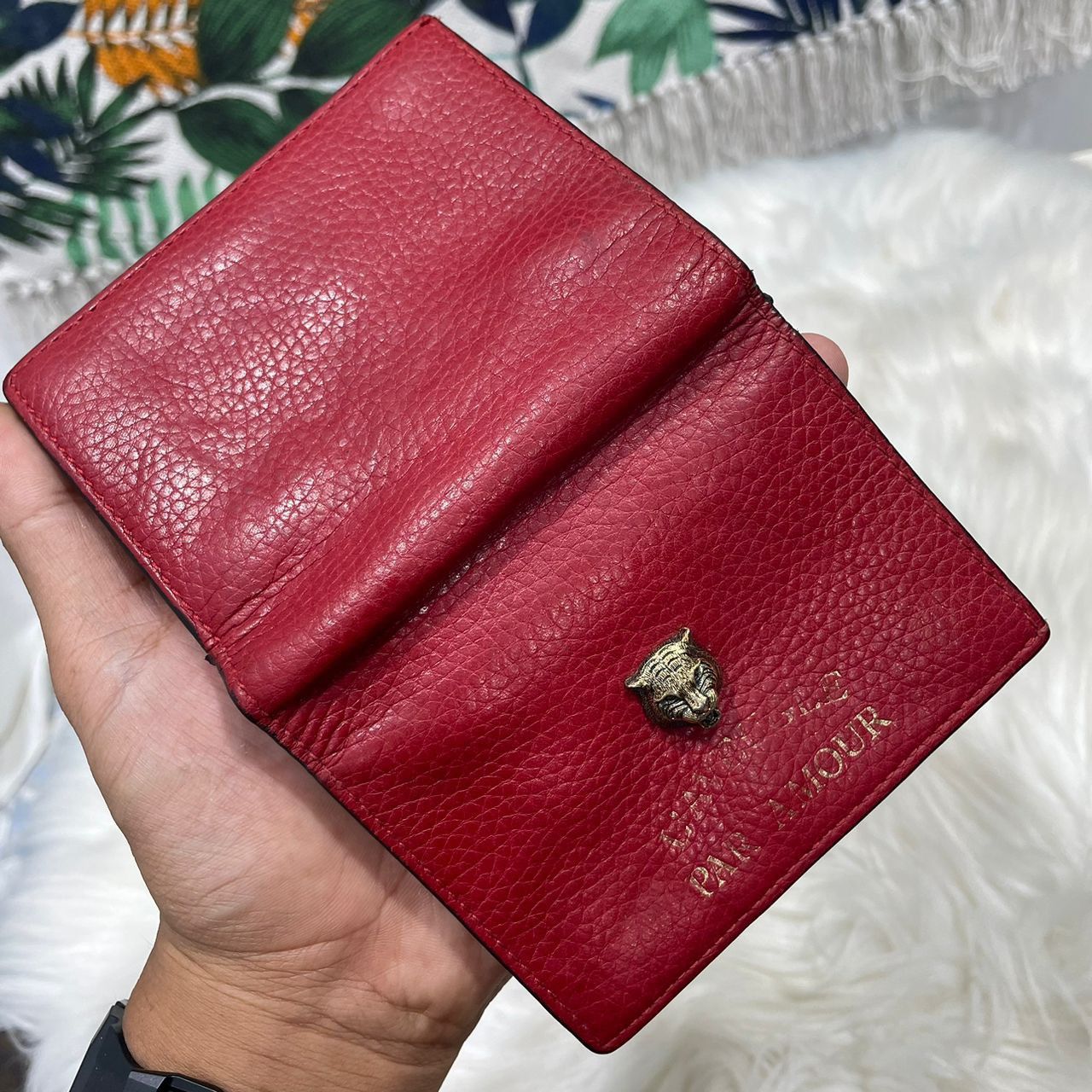 Gucci Authentic Gucci L’AVEUGLE PAR AMOUR TIGER WALLET Size ONE SIZE - 17 Thumbnail