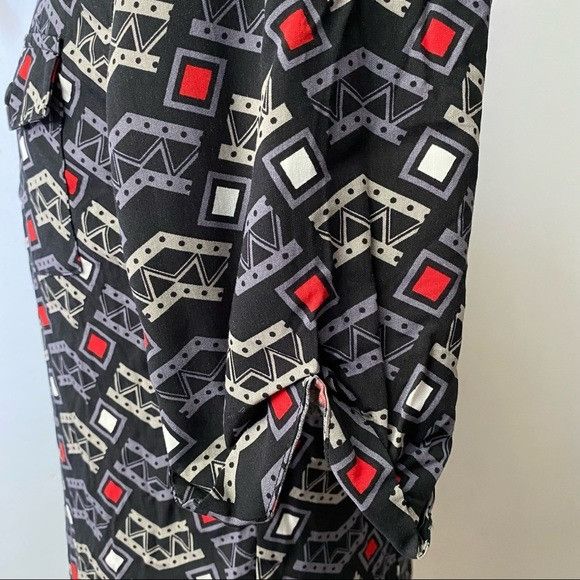 Eleven Paris NWT Eleven Paris Geometric Viscose Snap Button Shirt Size US M / EU 48-50 / 2 - 8 Thumbnail