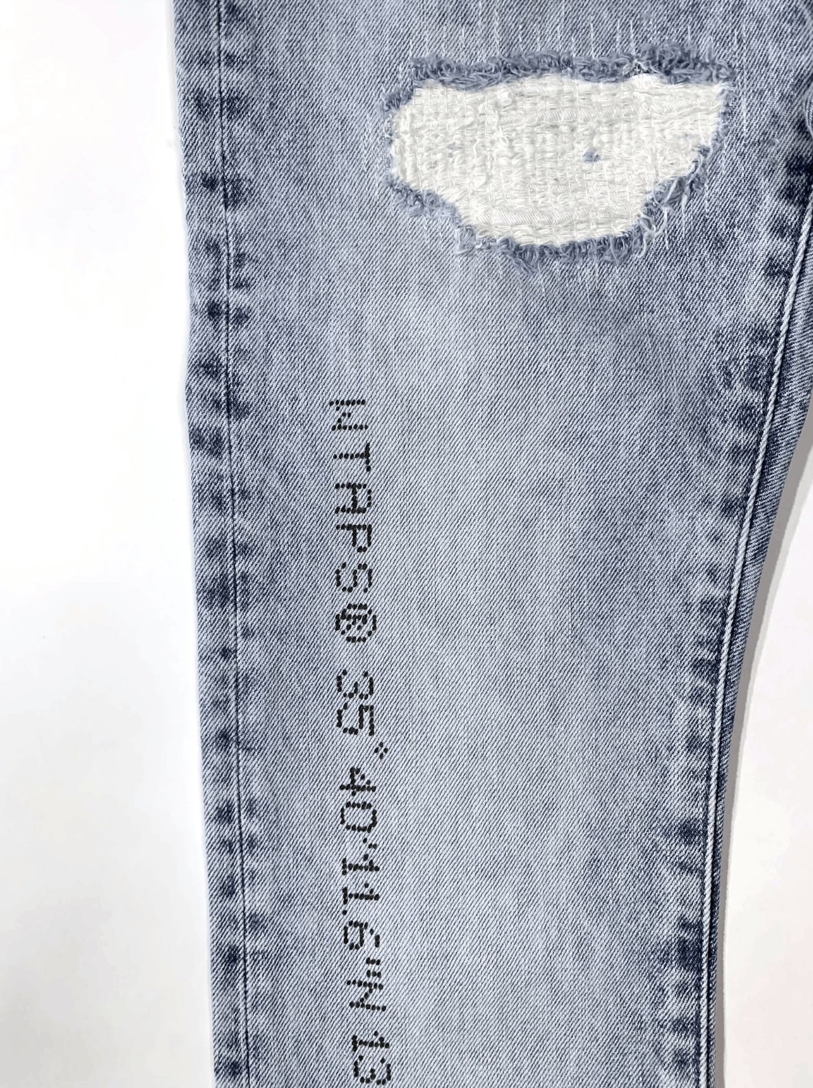 Wtaps WTAPS SS19 “EX38” Distressed Denim Size US 30 / EU 46 - 4 Thumbnail