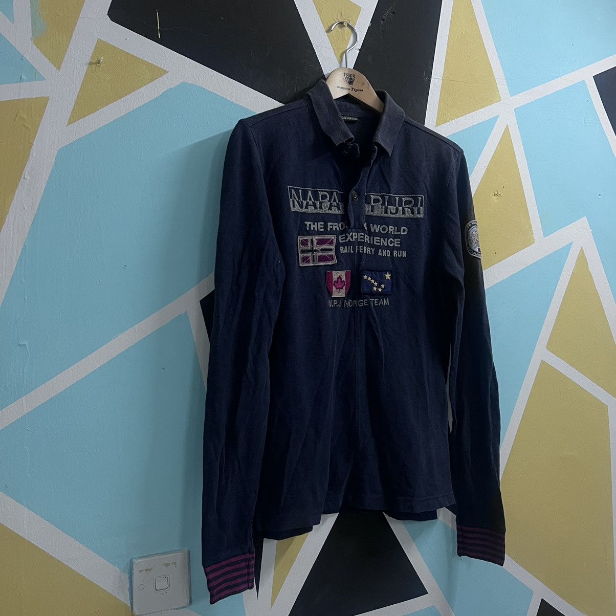 Napapijri Napajiri Norge Team Polo Tshirt Longsleeve Size US M / EU 48-50 / 2 - 5 Thumbnail