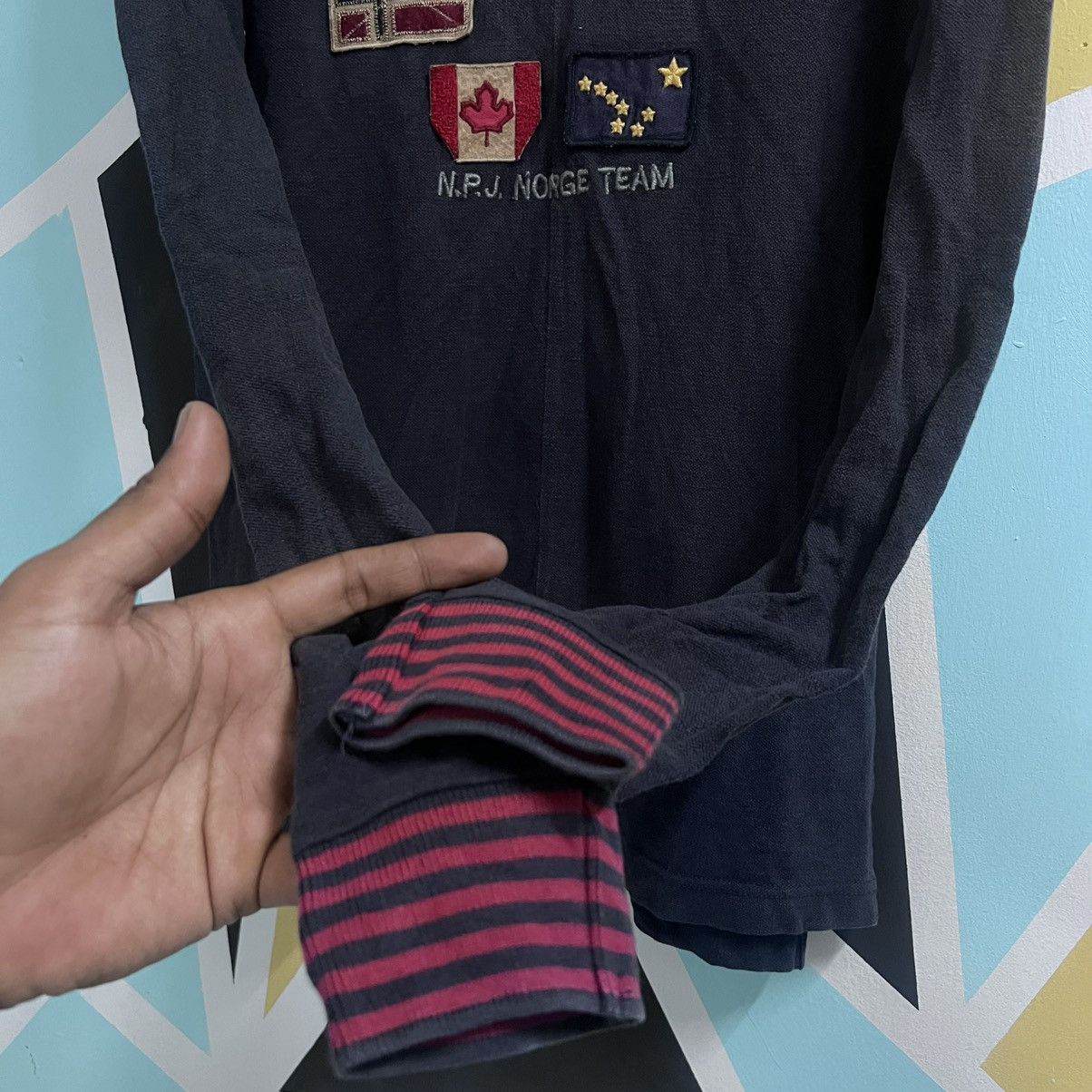 Napapijri Napajiri Norge Team Polo Tshirt Longsleeve Size US M / EU 48-50 / 2 - 11 Thumbnail