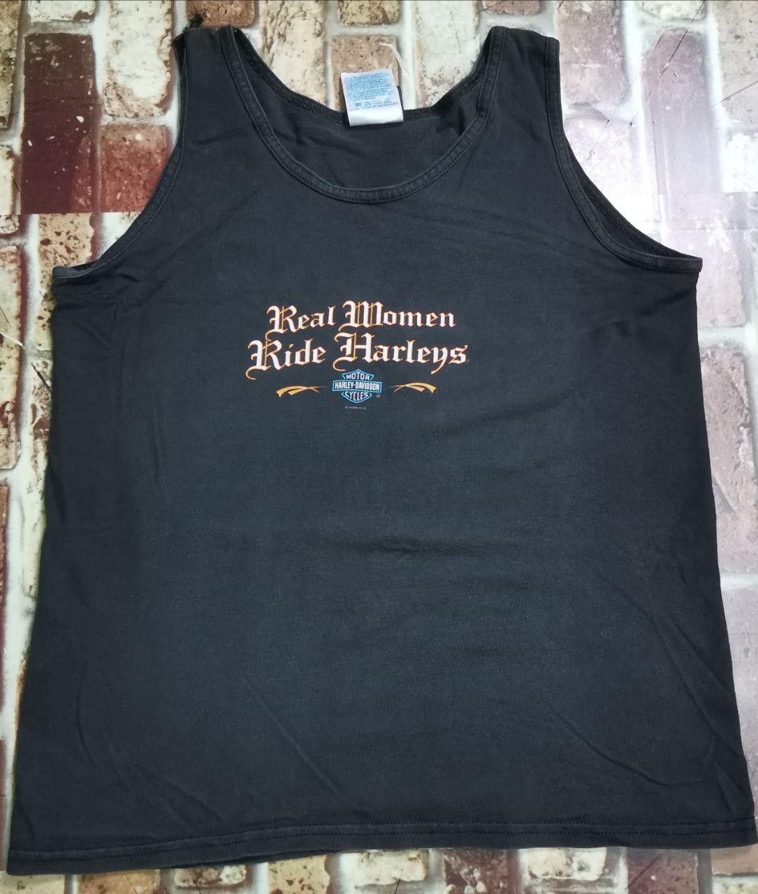 Hanes × Harley Davidson × Vintage VTG 90s Harley Davidson Made in USA Tank Top Size US S / EU 44-46 / 1 - 7 Thumbnail