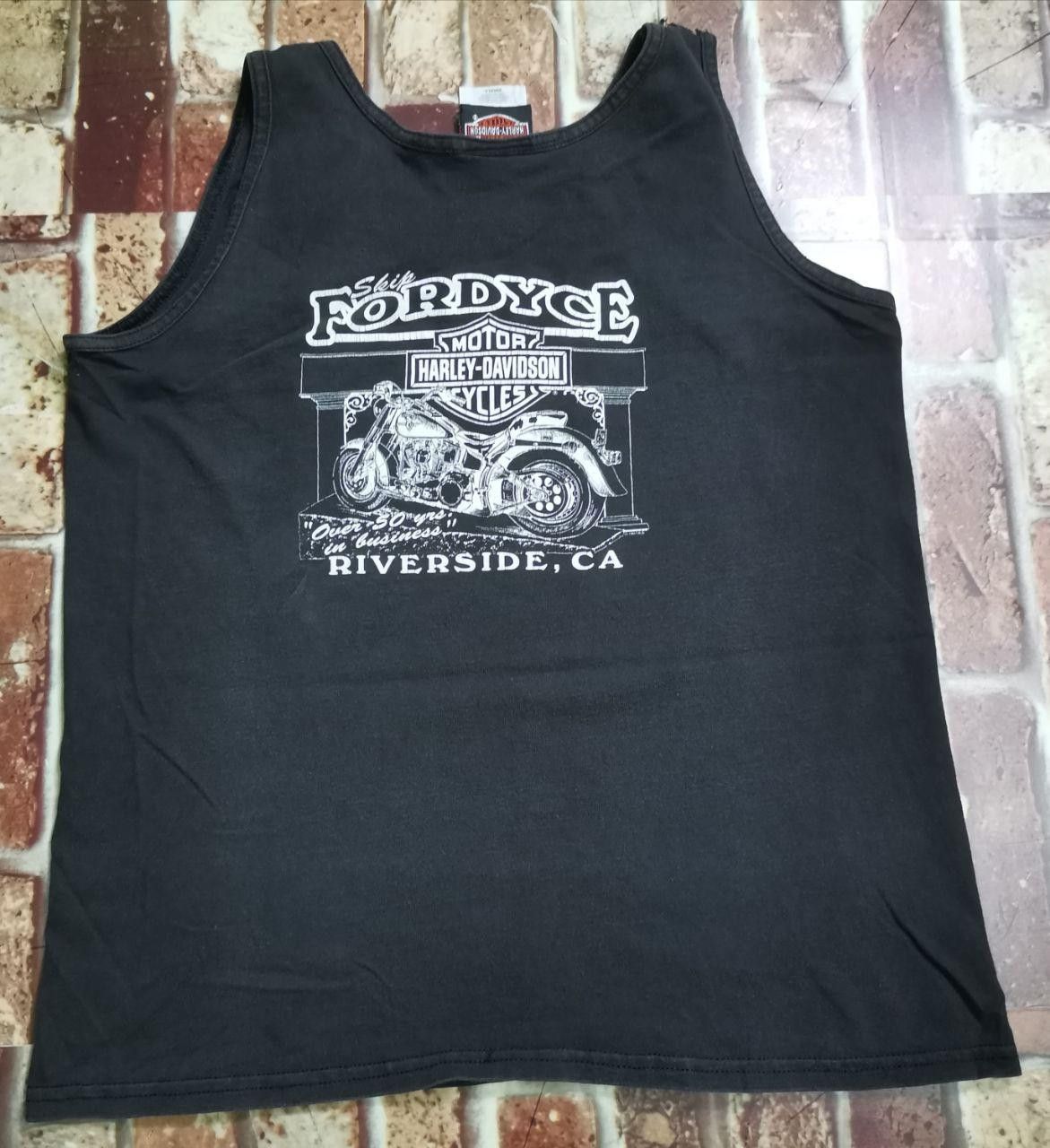 Hanes × Harley Davidson × Vintage VTG 90s Harley Davidson Made in USA Tank Top Size US S / EU 44-46 / 1 - 8 Thumbnail