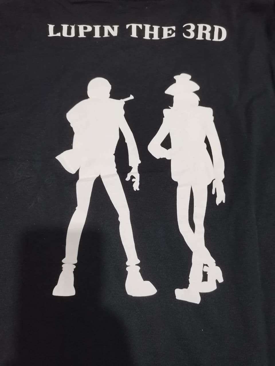 image of Anima x Takeo Kikuchi Lupin The Third Daisuke Jigen Anime T-Shirt in Black, Men's (Size Medium)